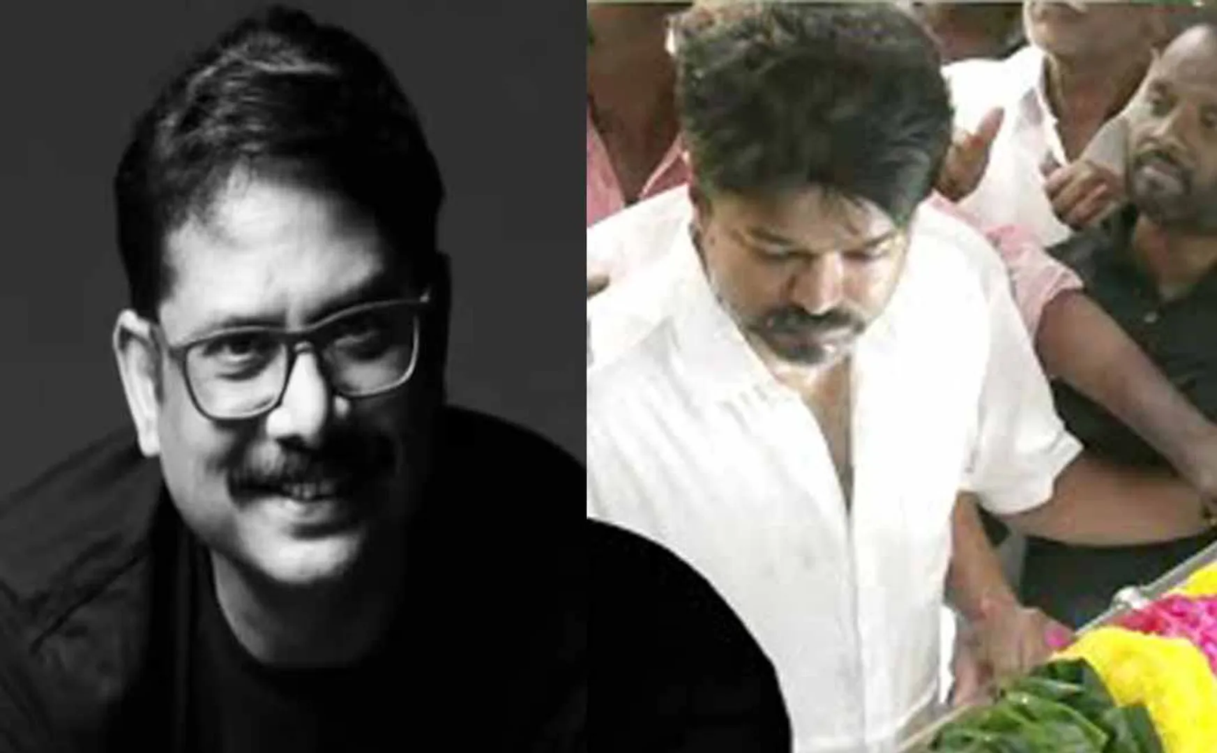 Vijay paid tributes to manoj bharathiraja