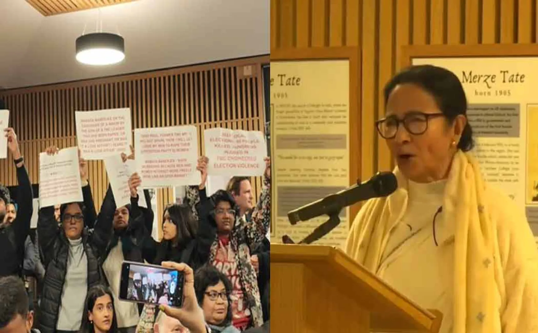  Mamata Banerjee challenges her against Oxford University students struggle in London