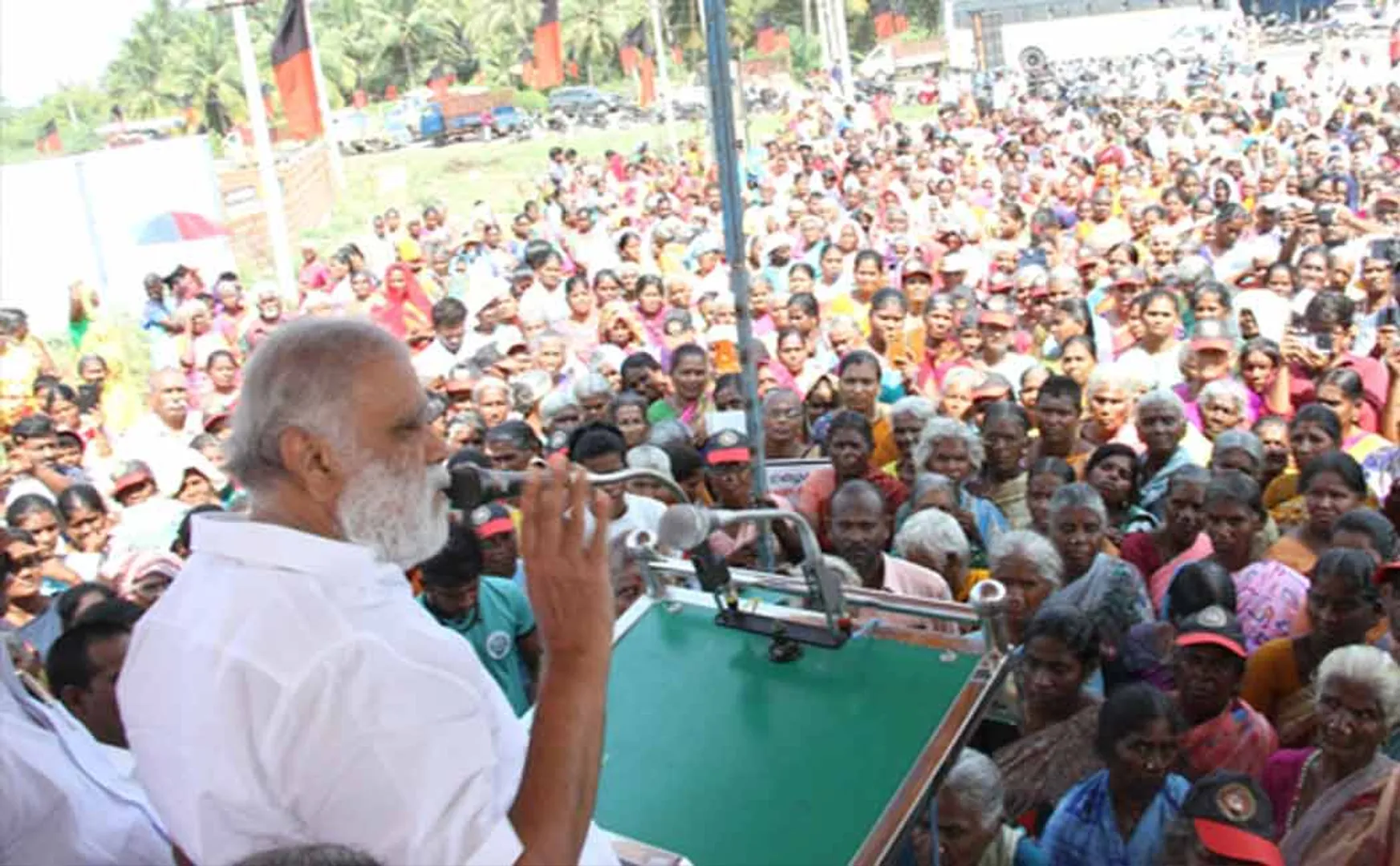 BJP government beating poor simple people living in villages says i priyasamy