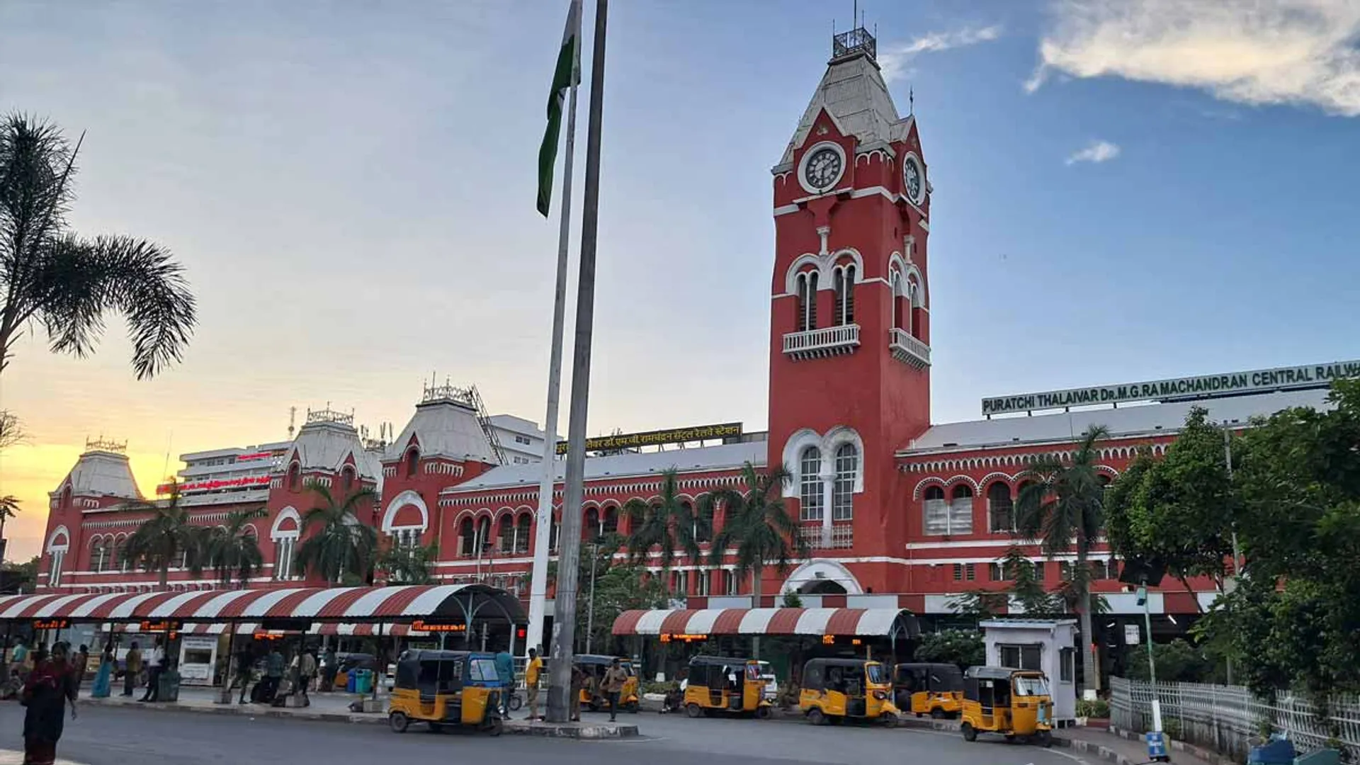 Chennai Central in a state of panic