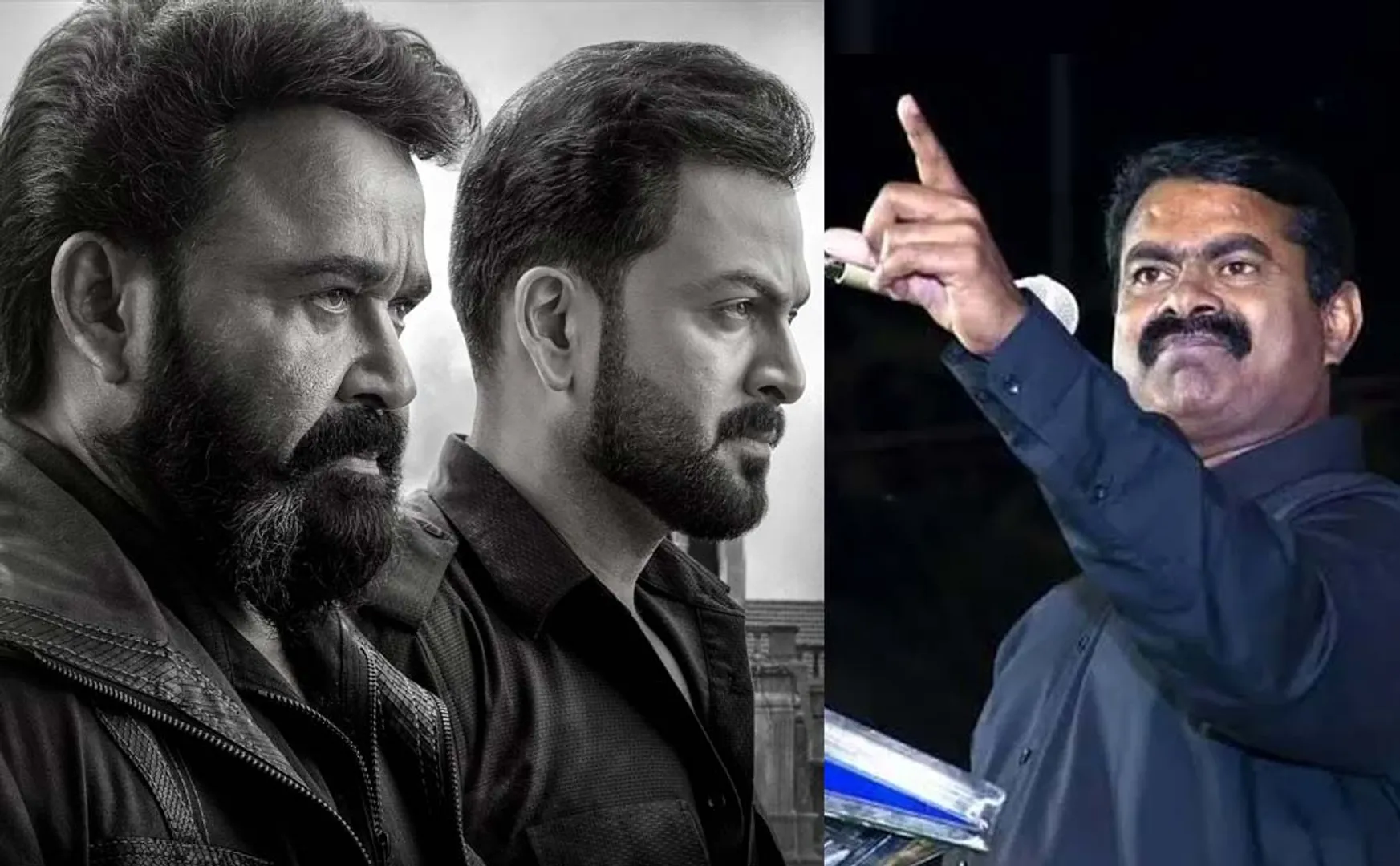 seeman against mohanlal prithviraj empuran