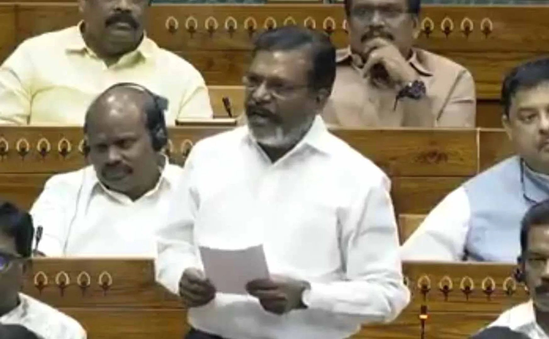 MP Thirumavalavan says They are running the govt in a threatening manner