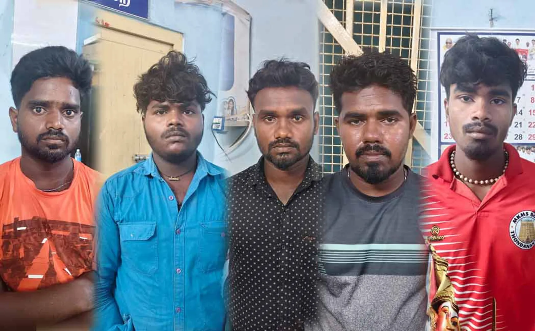 5 people arrested for serial sand theft
