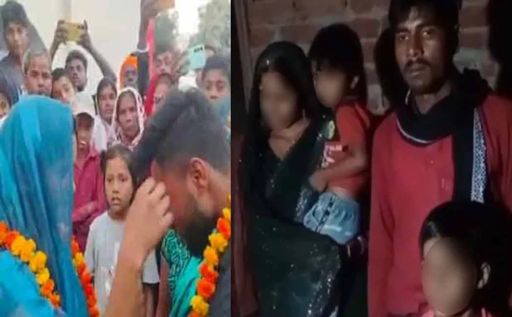 Up Man bring back to married wife from her lover