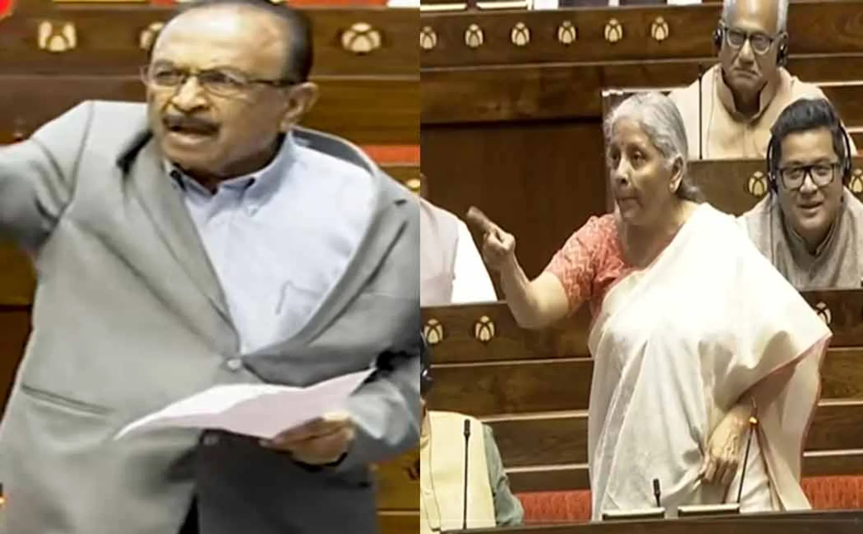 Nirmala Sitharaman angrily spoke to Vaiko in parliament