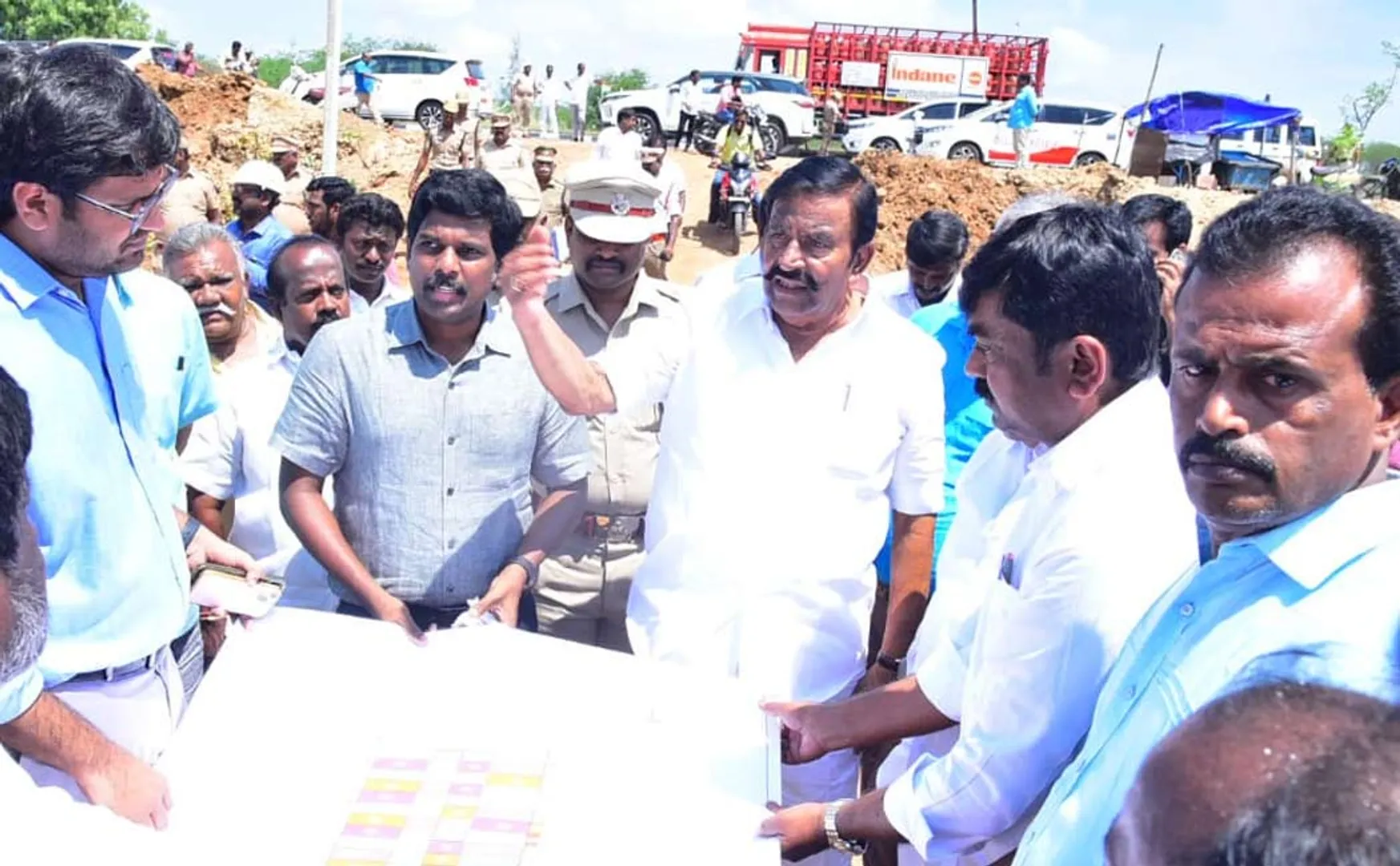 minister nheru about trichy new bustand