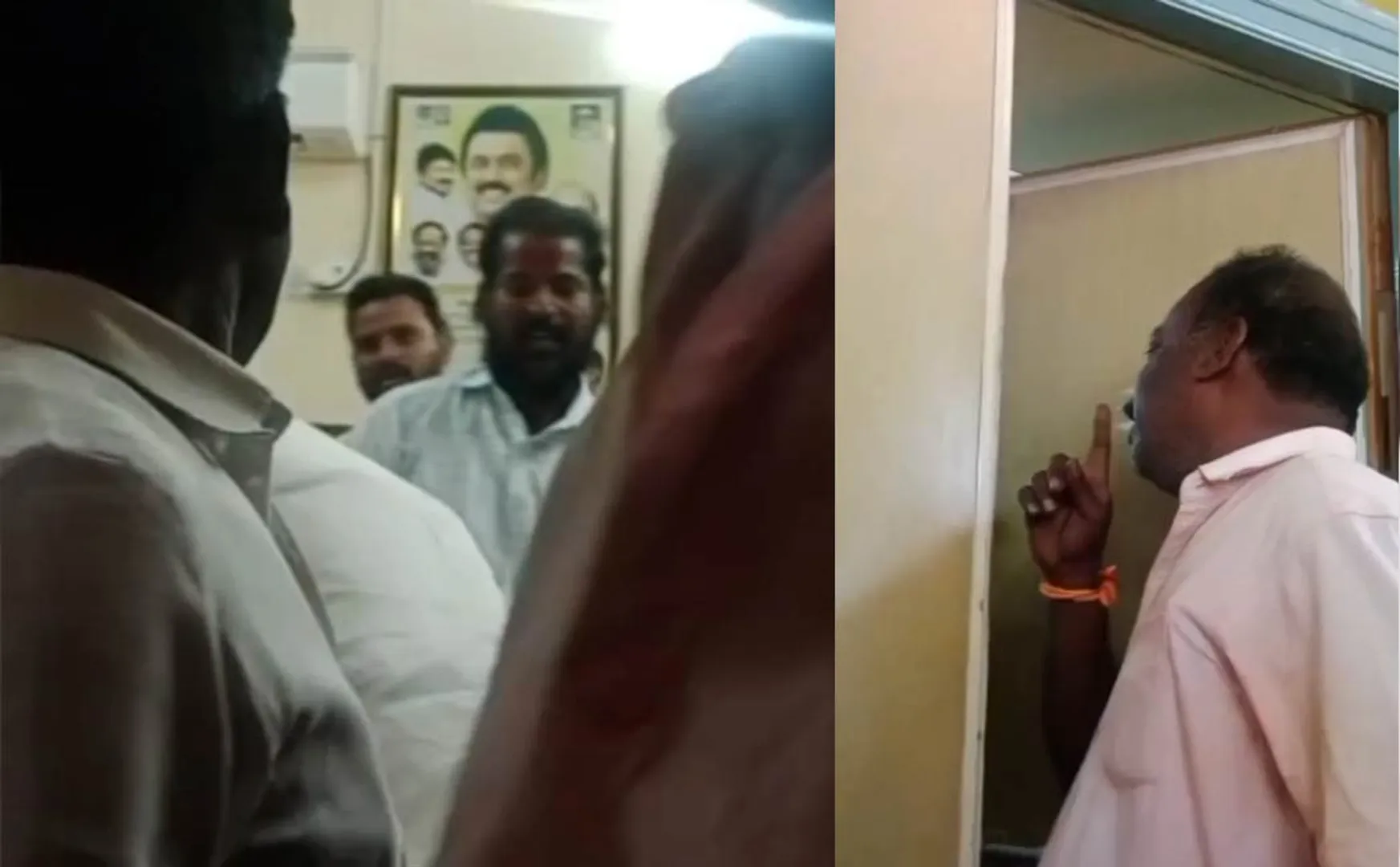 Clashes between DMK executives in Kallakurichi
