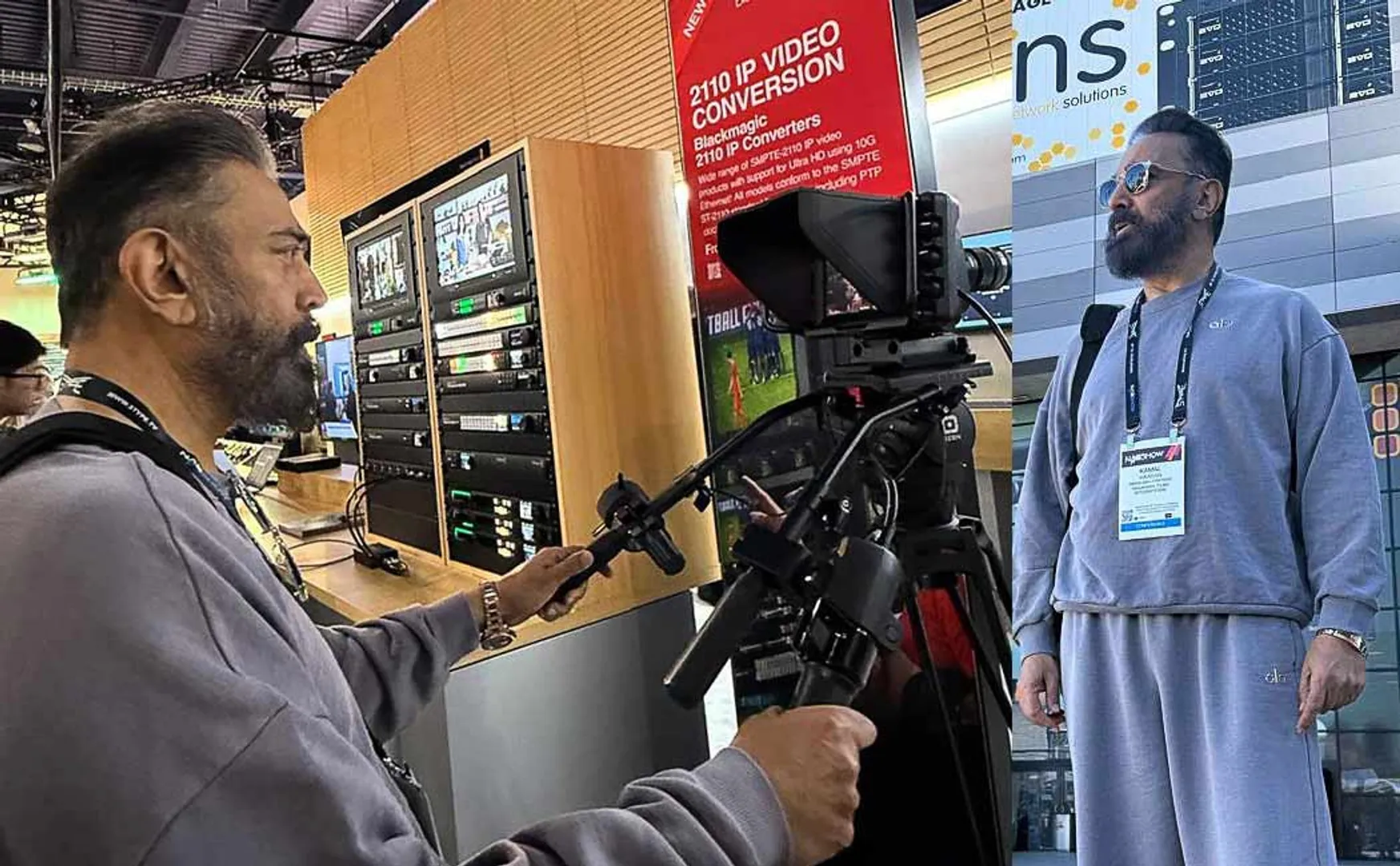 kamal hassan in nab show at las vegas