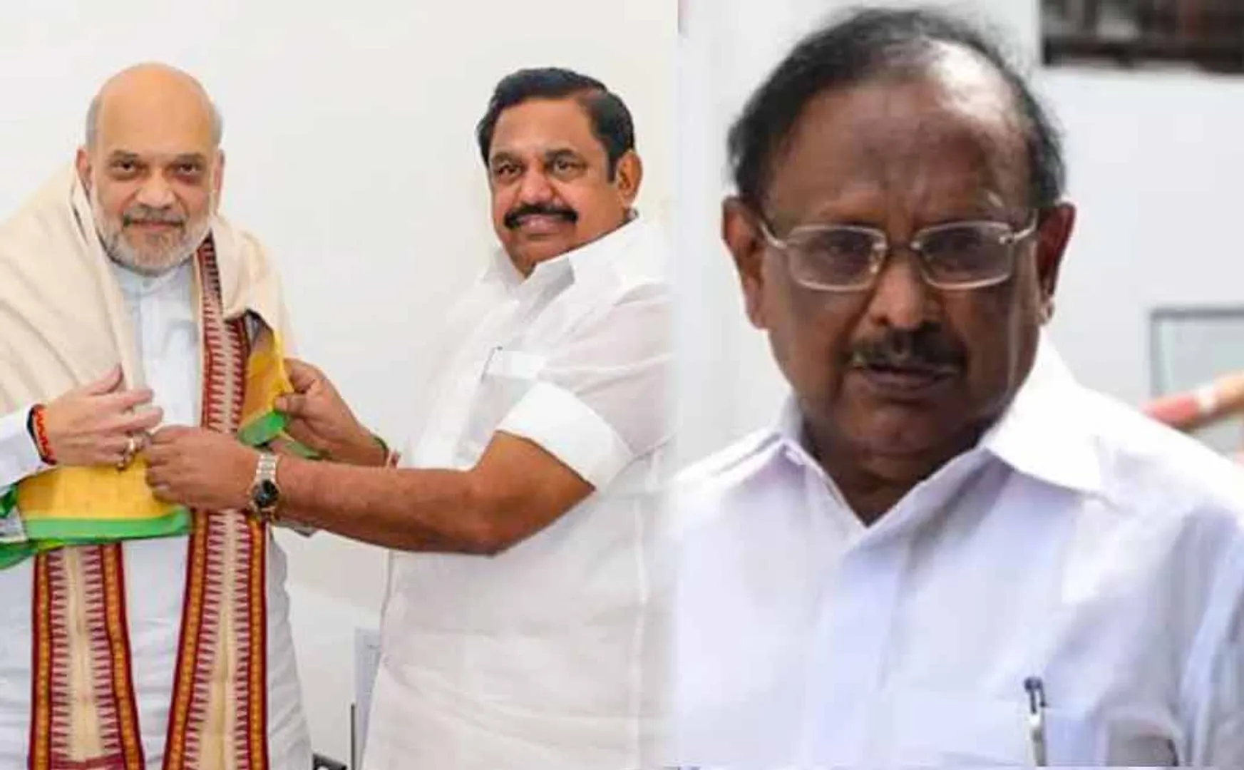 Minister Raghupathi  said Palaniswamy is living slave BJP  calling  politics