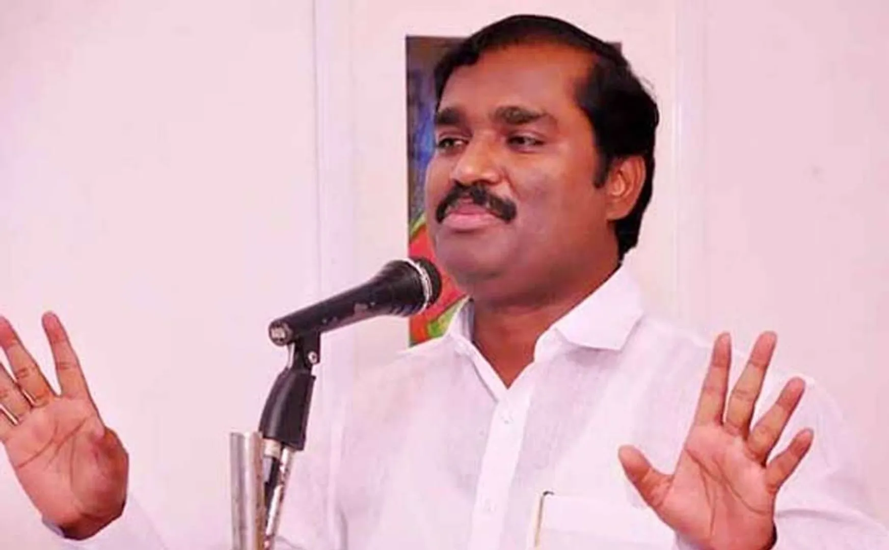 Whip the dictator who takes away state rights says Velmurugan