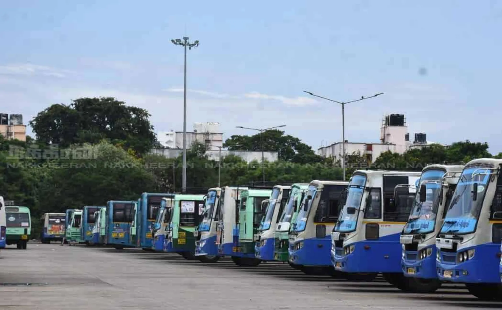Continuous holiday special buses operating