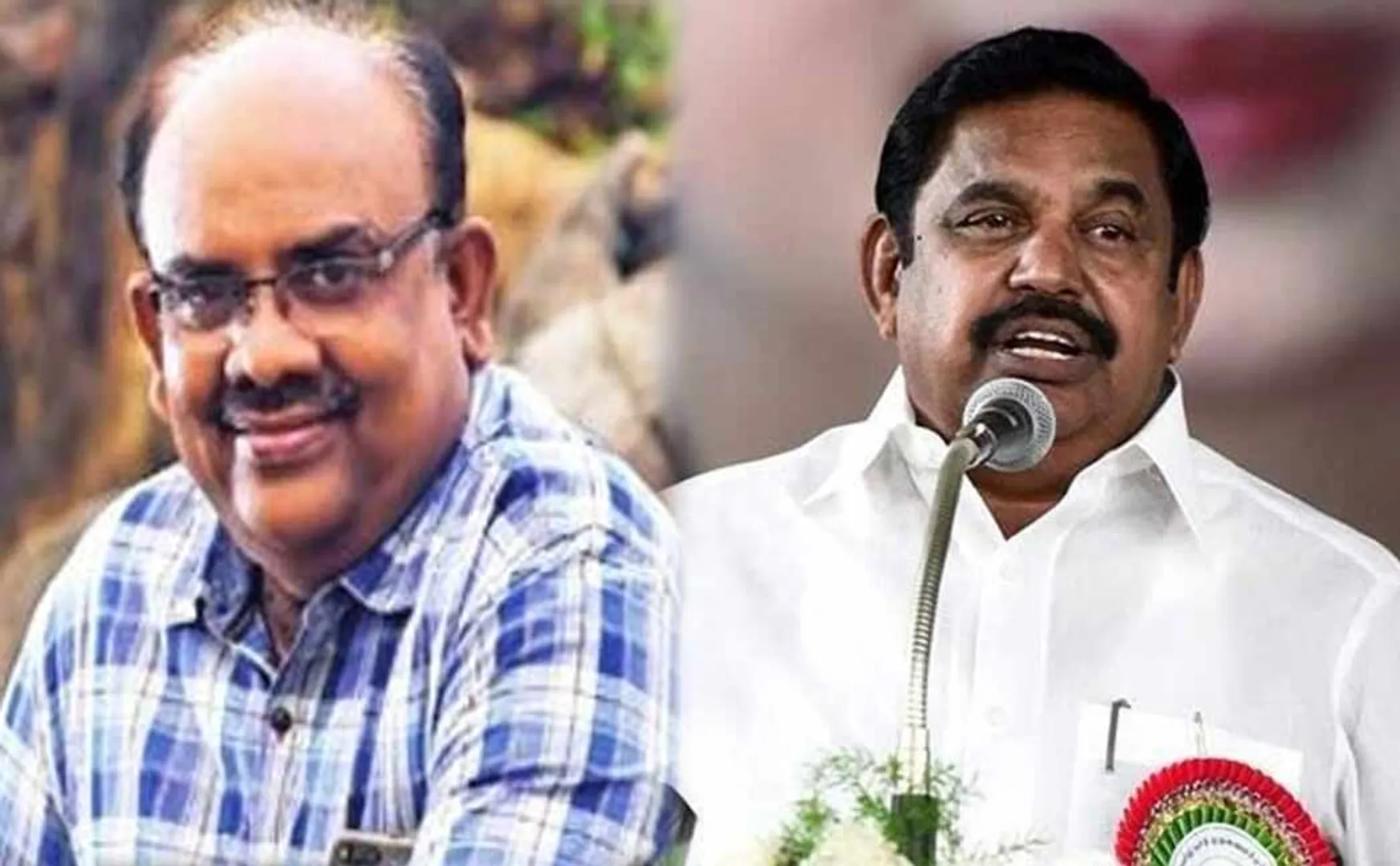 Edappadi Palaniswami congratulates writer S. Ramakrishnan
