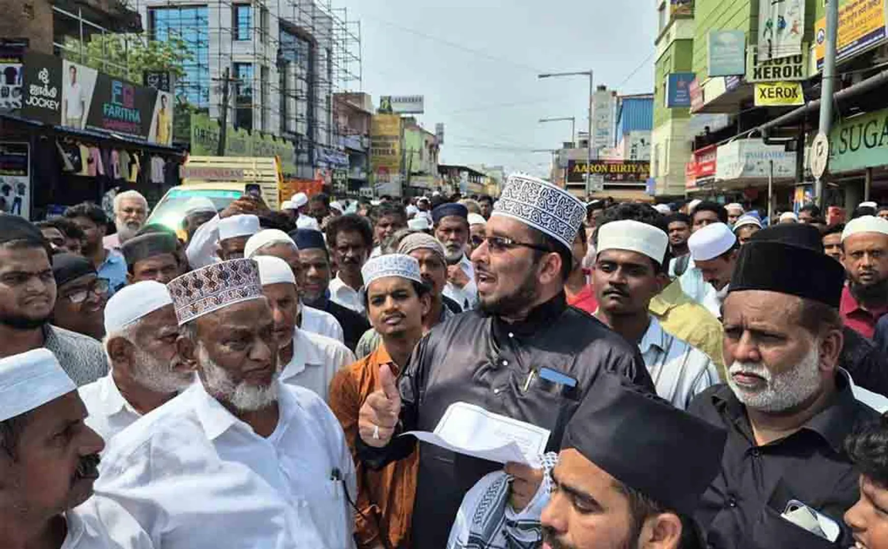  Muslims protest in Chennai against the Waqf Amendment Act!