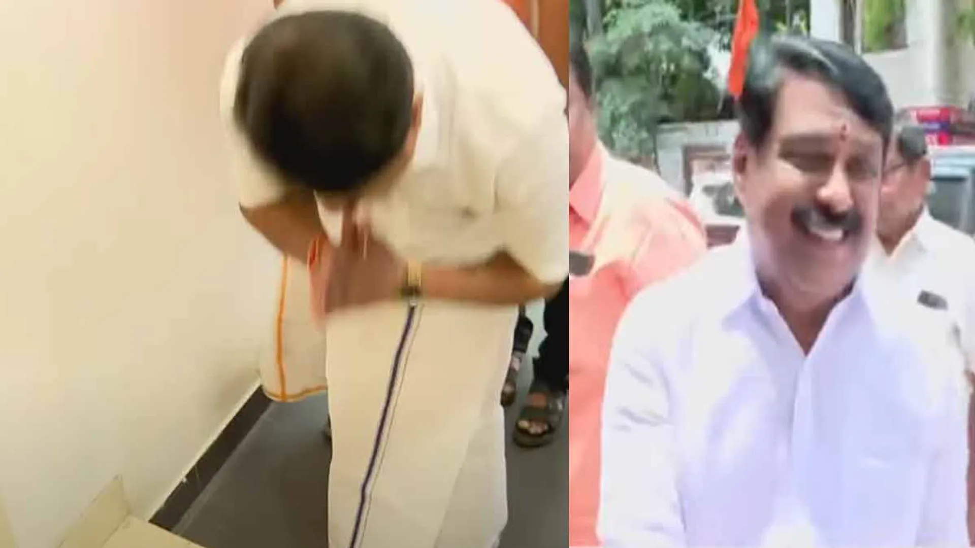 Nainar Nagendran bowed down to the threshold of Kamalalayam