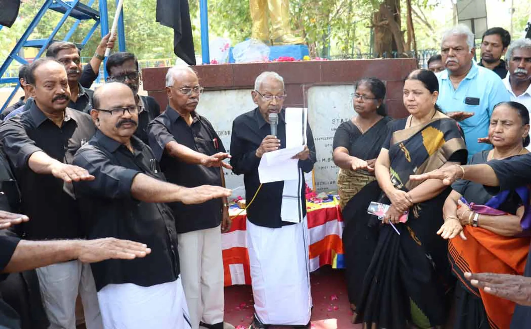  Legal genius Ambedkar birthday celebration Pledge taken on behalf of Dravidar Kazhagam