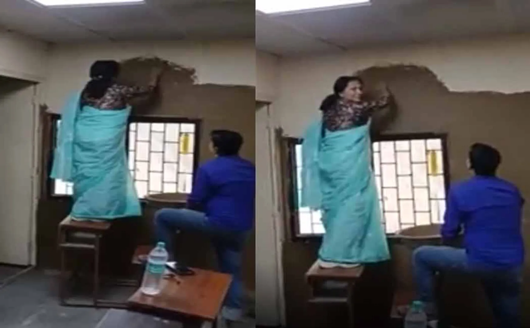 College principal's bizarre explanation for Controversy over cow dung painting on classroom walls