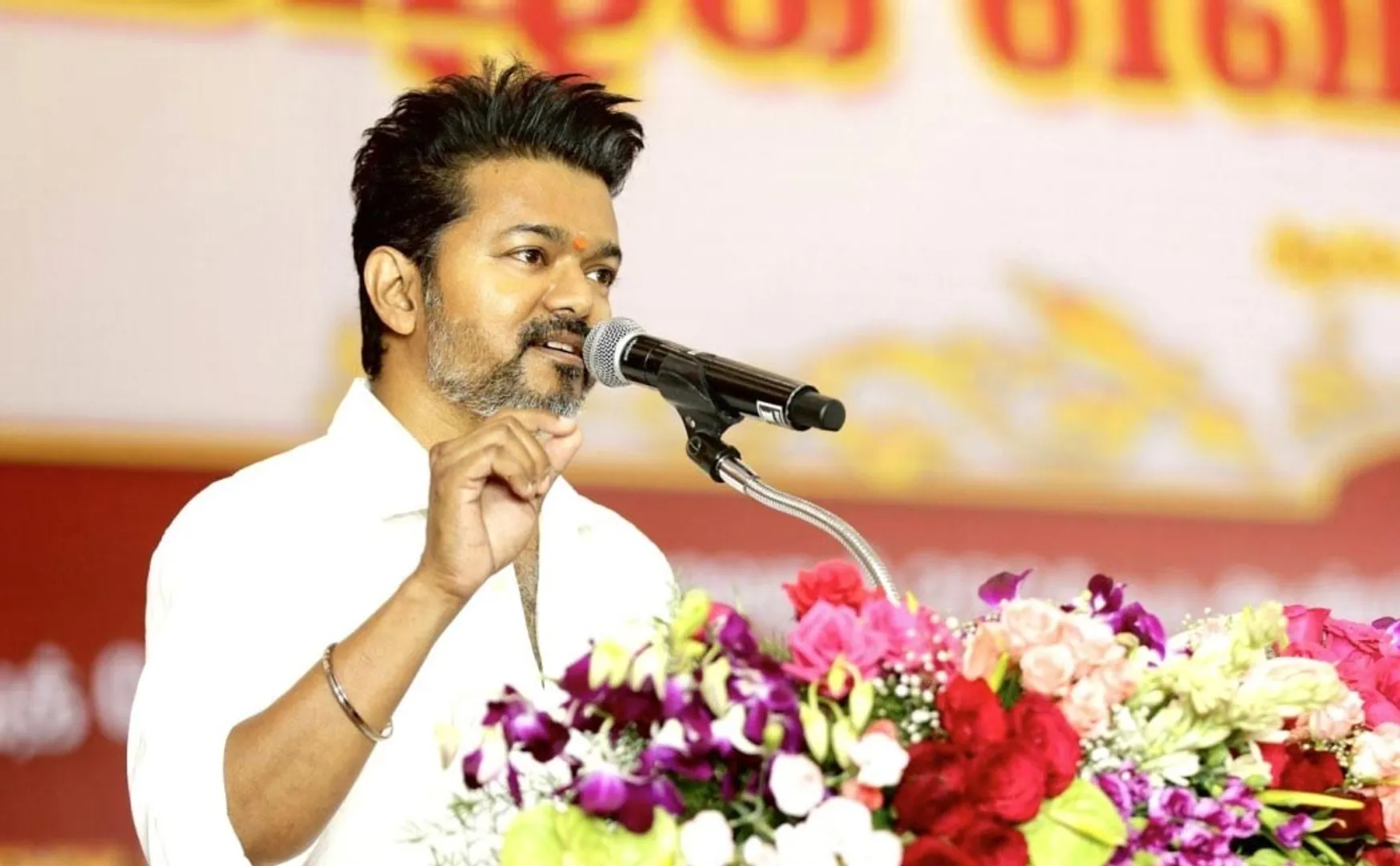  TVK leader Vijay pay homage to the sacrifice of Theeran Chinnamalai