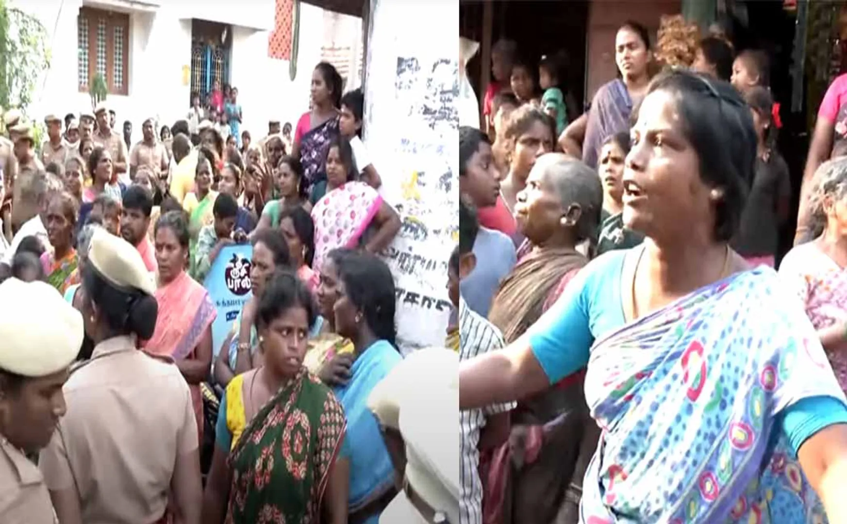 struggle as people from the scheduled caste in Draupadi Amman temple at melpathi