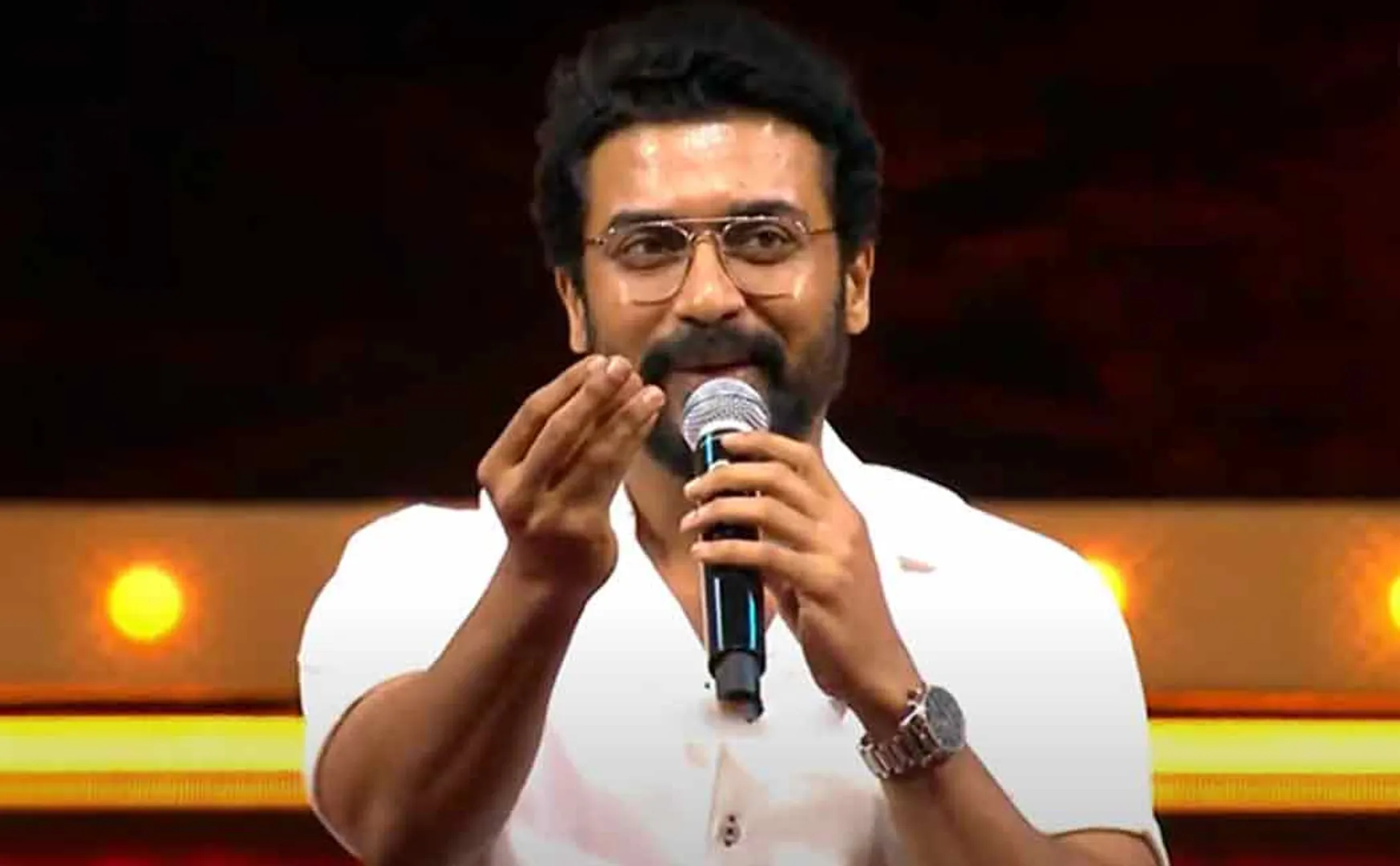  Surya said he have educated 8000  and made them graduates 