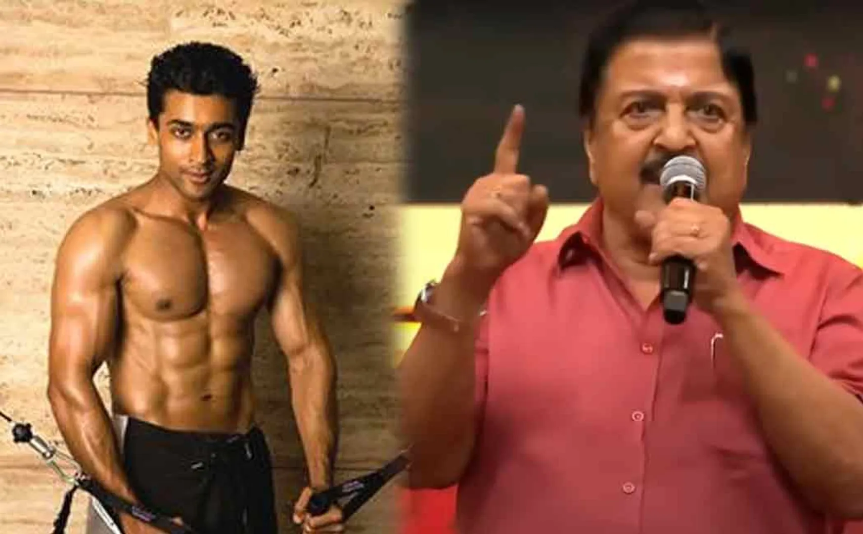 Sivakumar question Who had a six-pack in Tamil Nadu before Suriya 