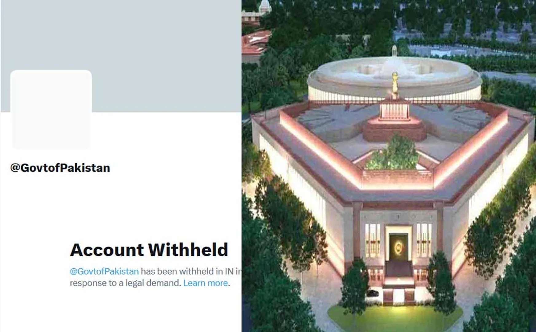 Pakistan govt official X social media page blocked in India