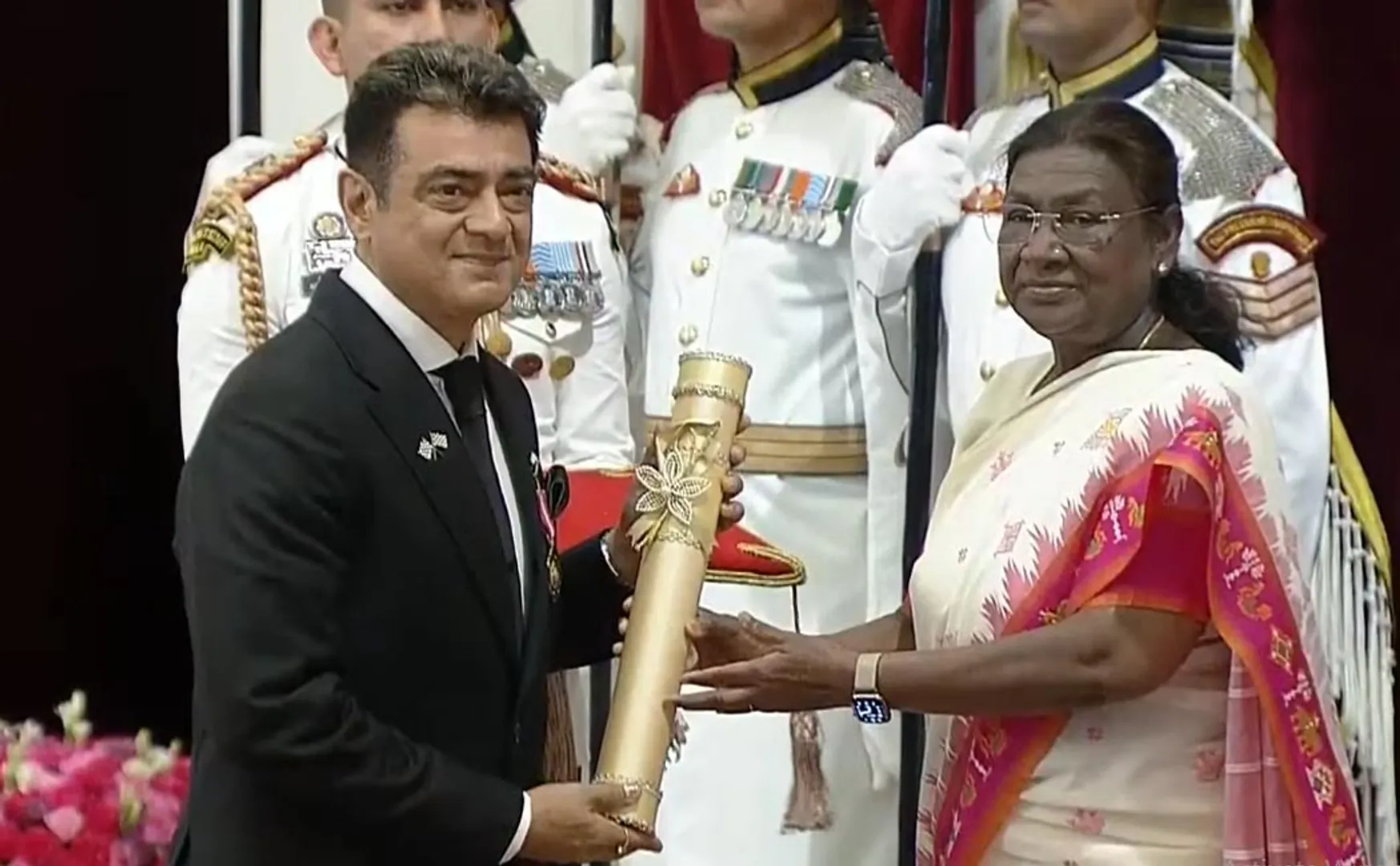 ajith kumar received padma bhushan award