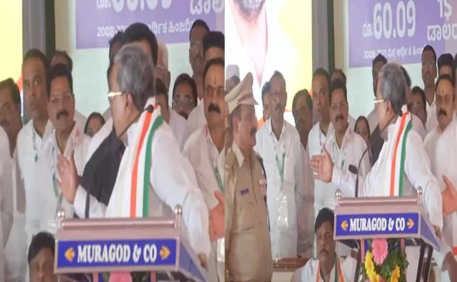 Karnataka Chief Minister slaps police officer