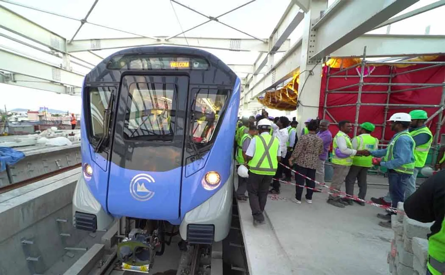 Driverless metro train test run successful