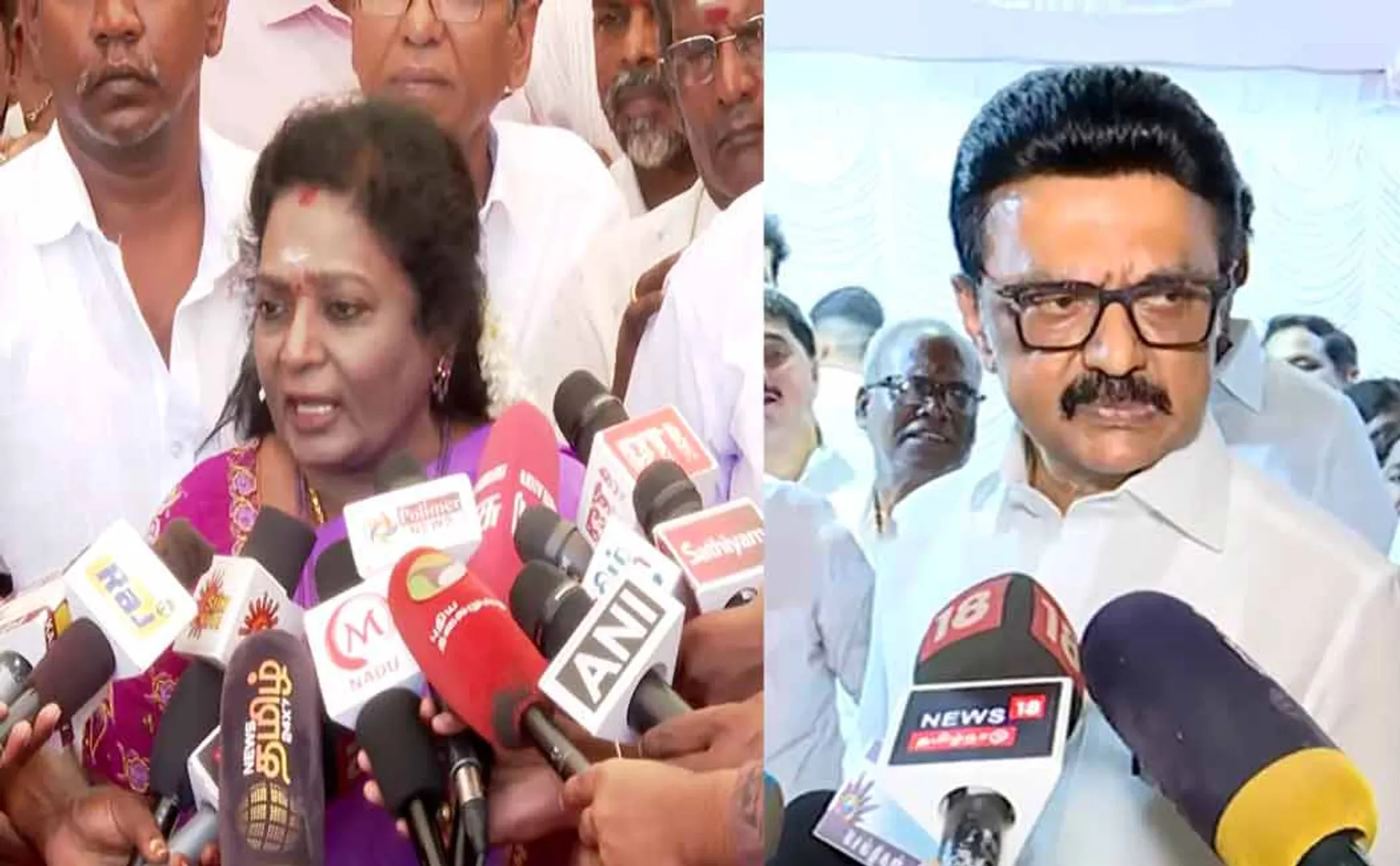 Chief Minister M.K. Stalin's criticized Tamilisai 