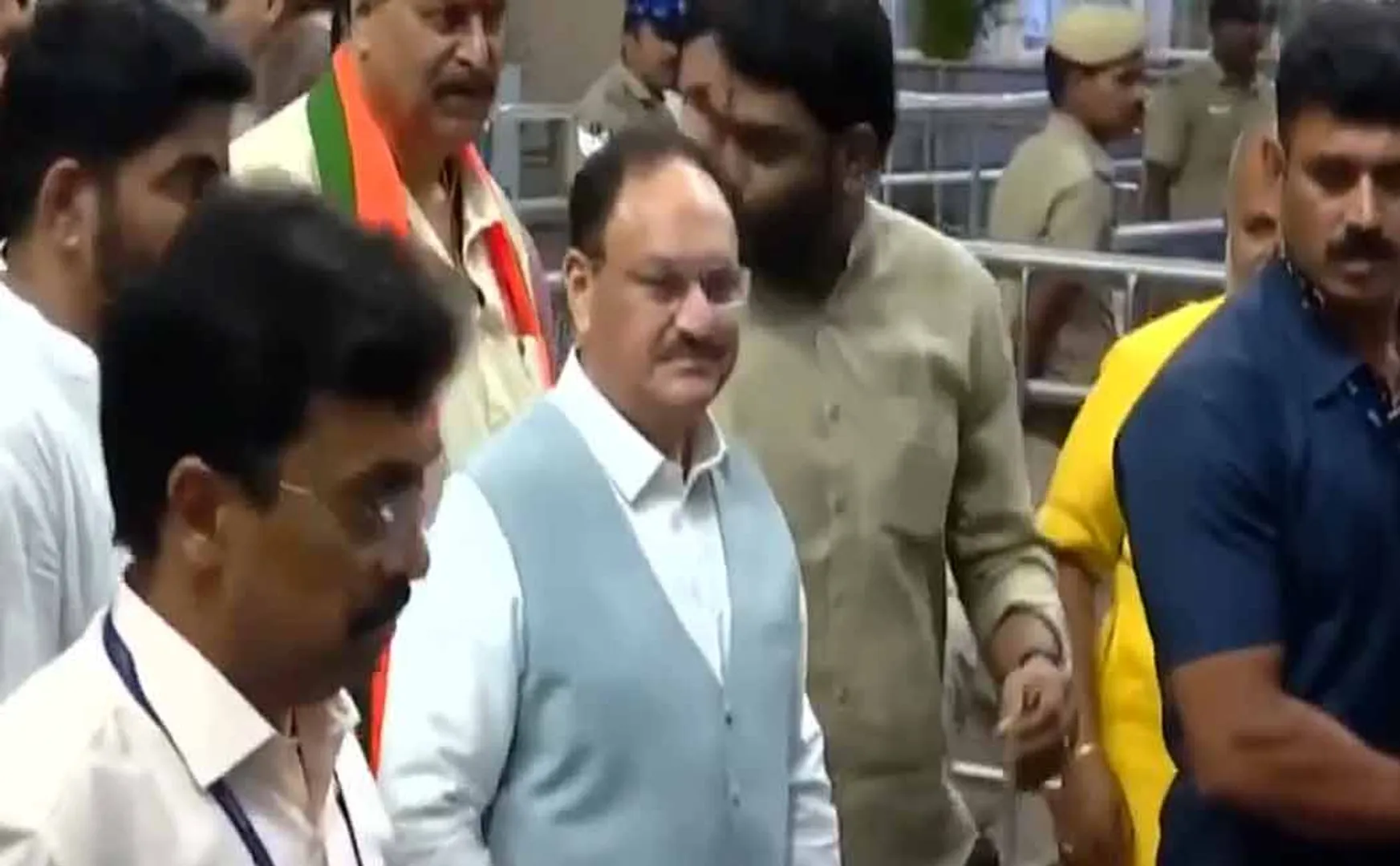 BJP central committee meeting led by JP Nadda in chennai