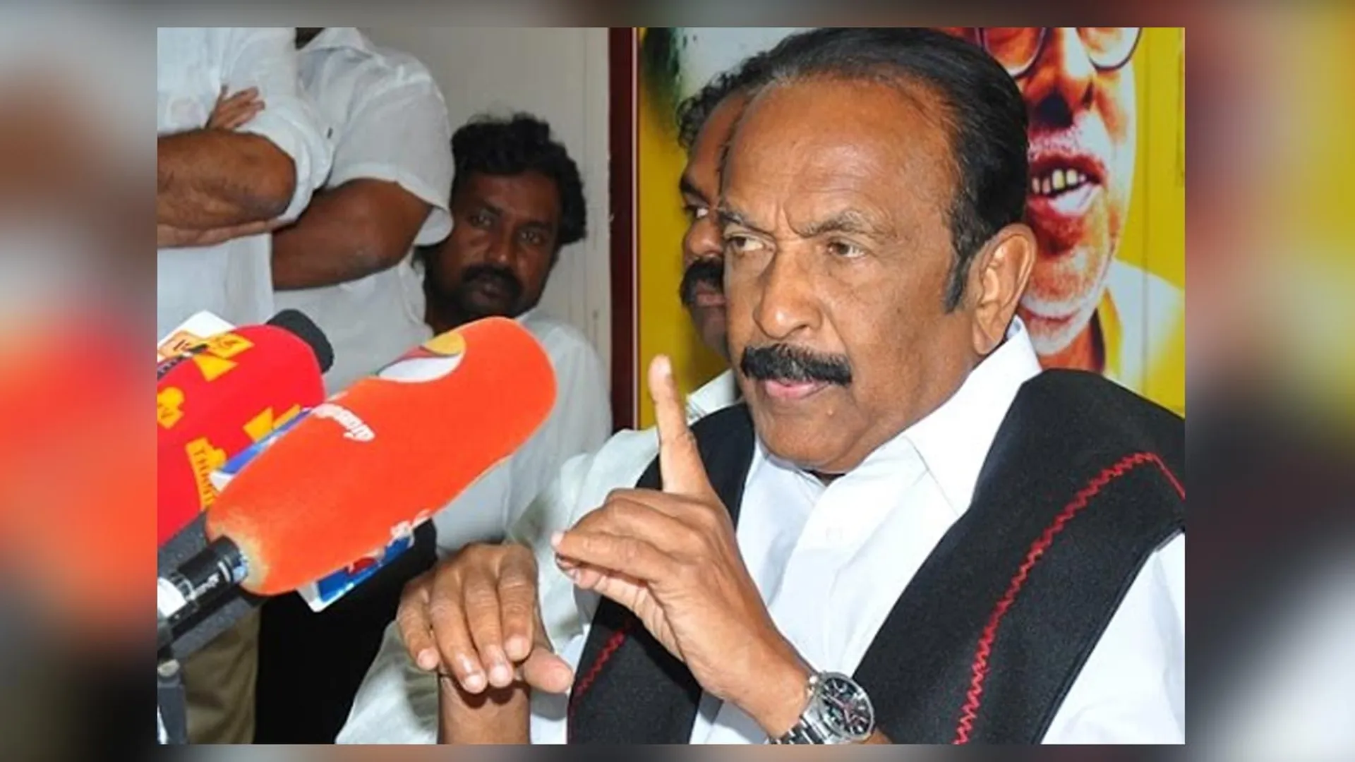  Find and attack ; but no war- vaiko insist 