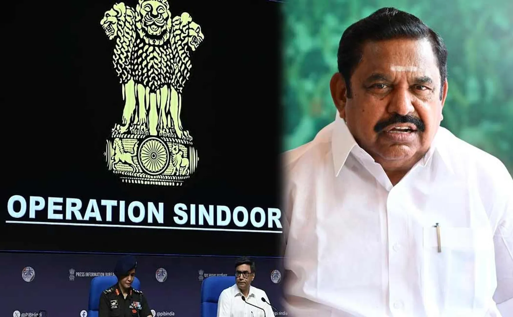 Edappadi Palaniswami praises valor of our Indian Army is a matter of pride 