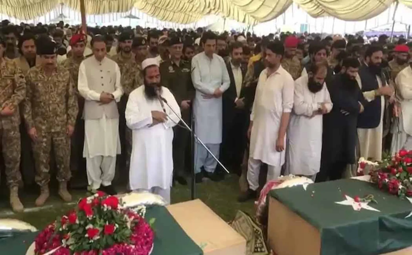 Pakistani government officials at illegal' funeral in operation sindoor 