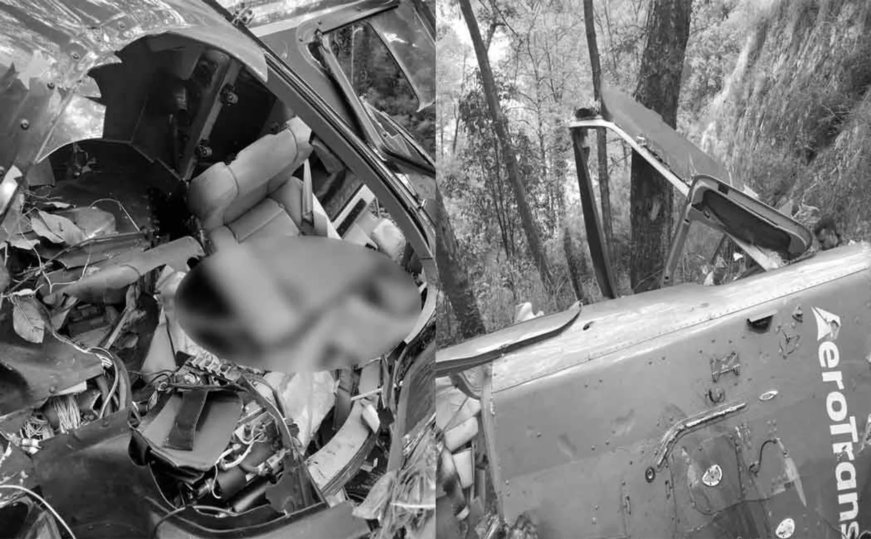 Helicopter incident; 5 people tragically lost their lives