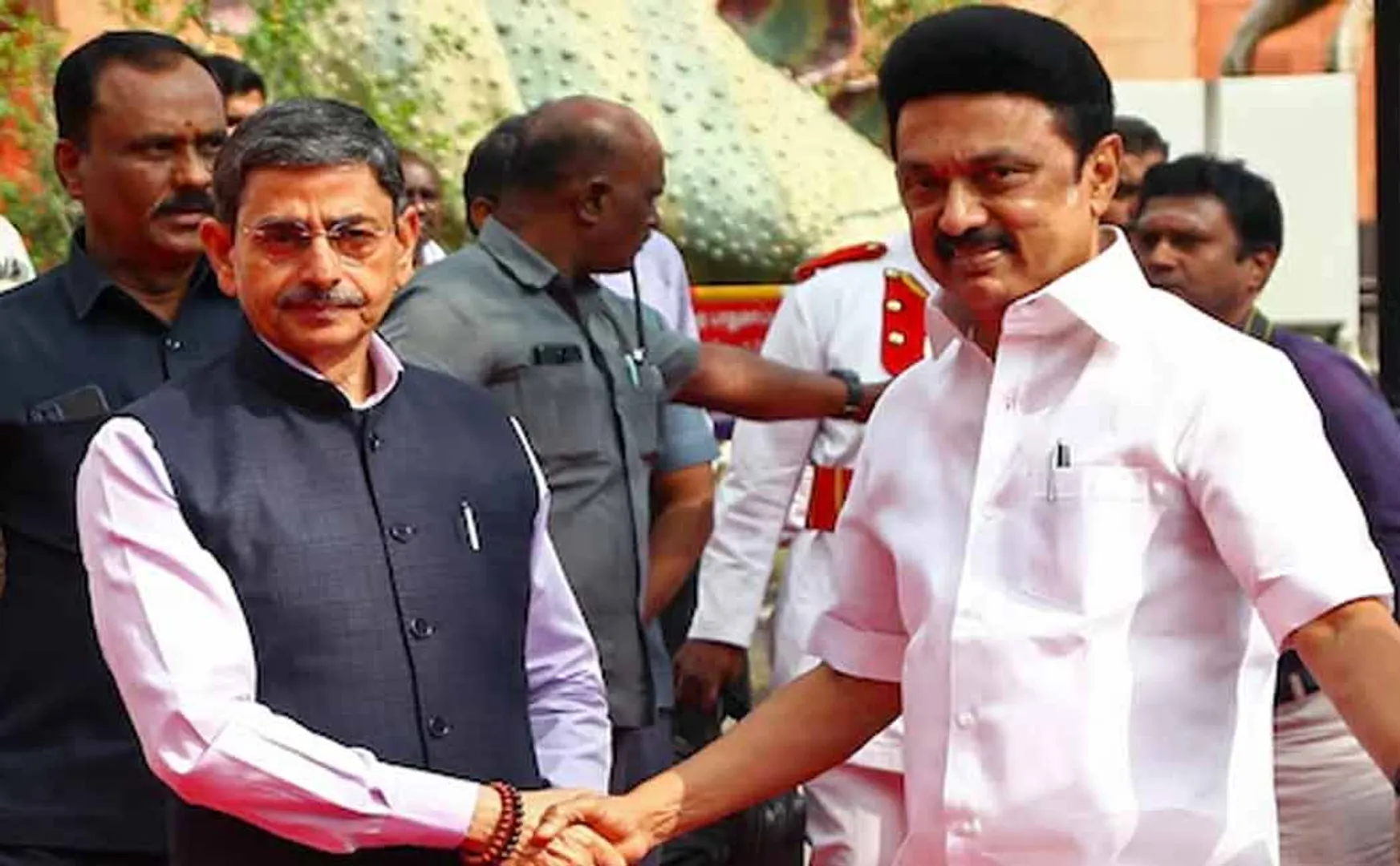 Governor R.N. Ravi praised Chief Minister Stalin