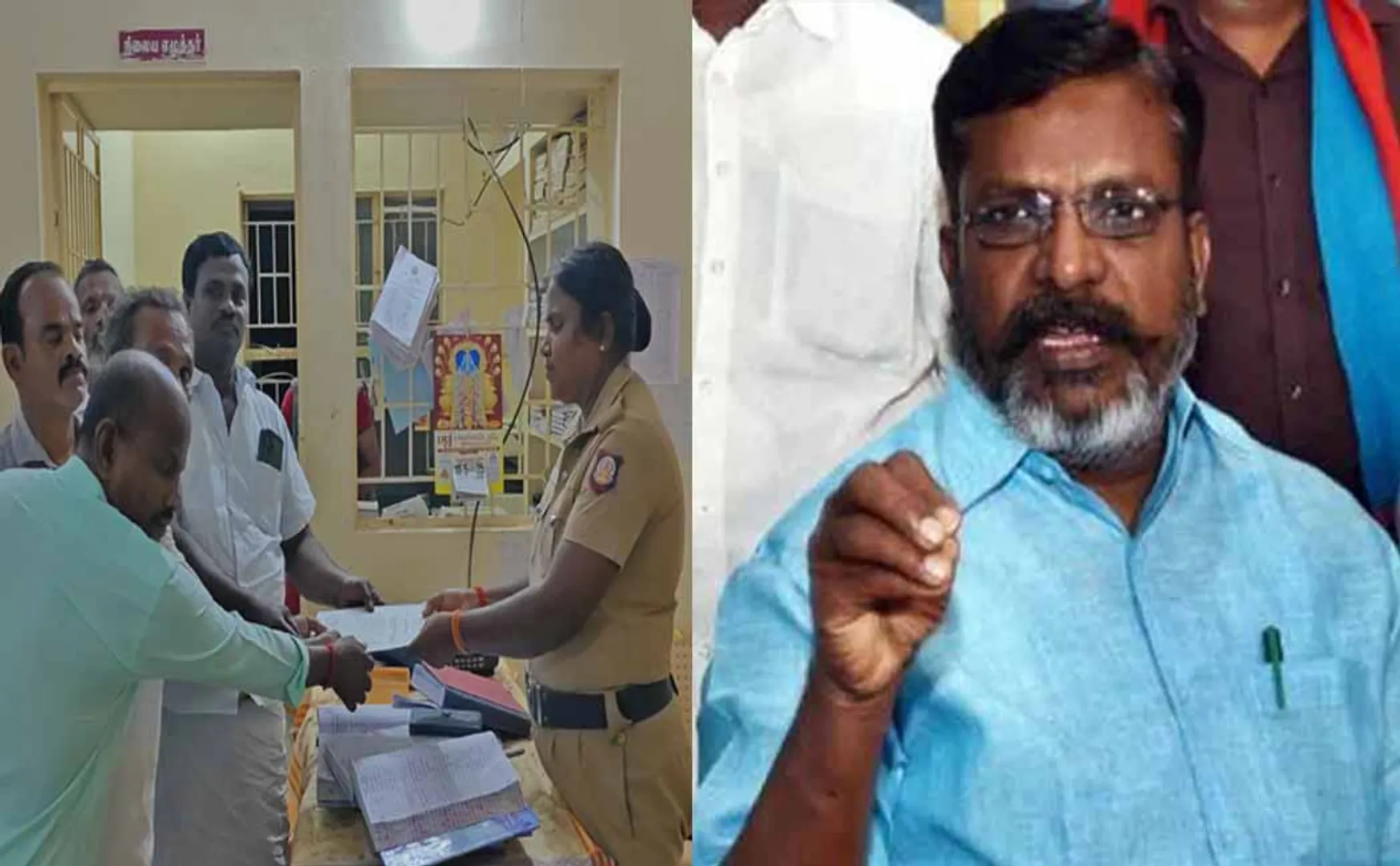  Complaint filed against Thirumavalavan at the police station at Vadakadu incident