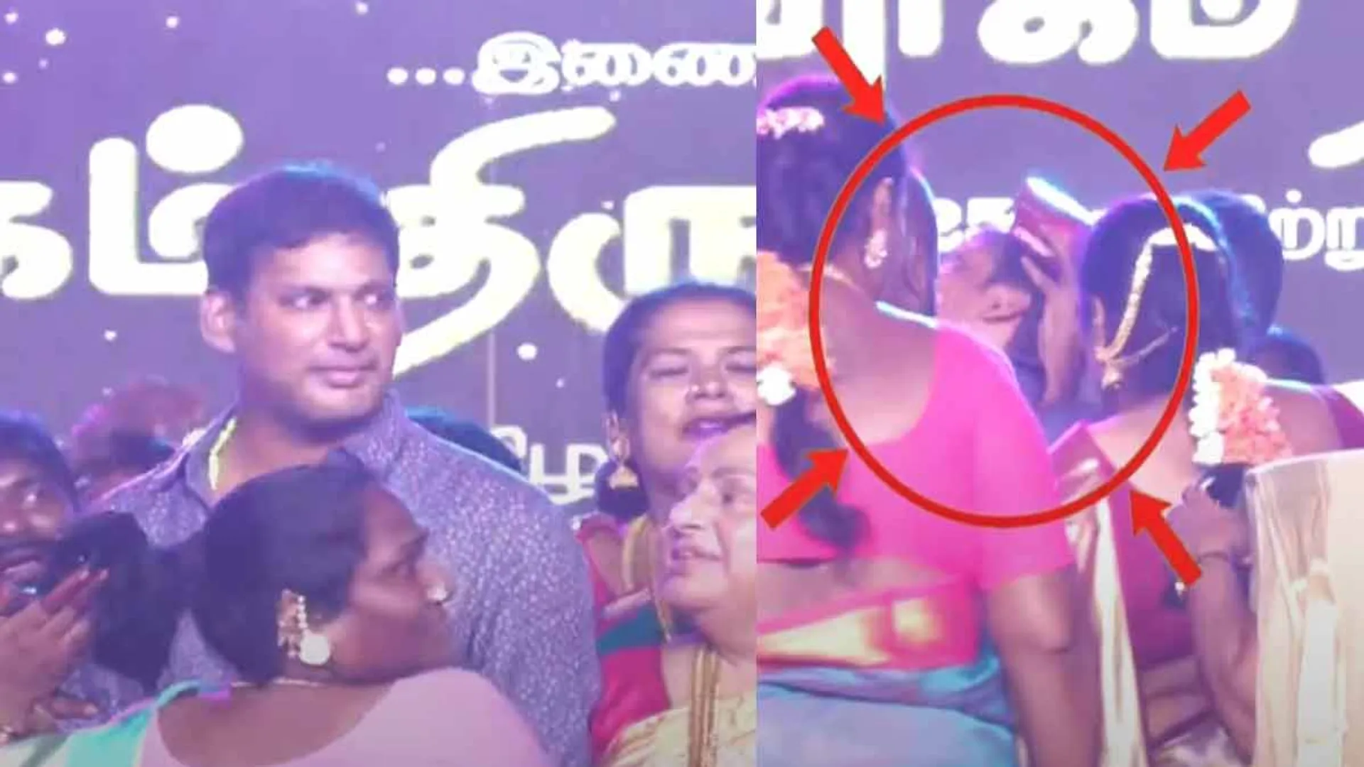  Actor Vishal faints on stage