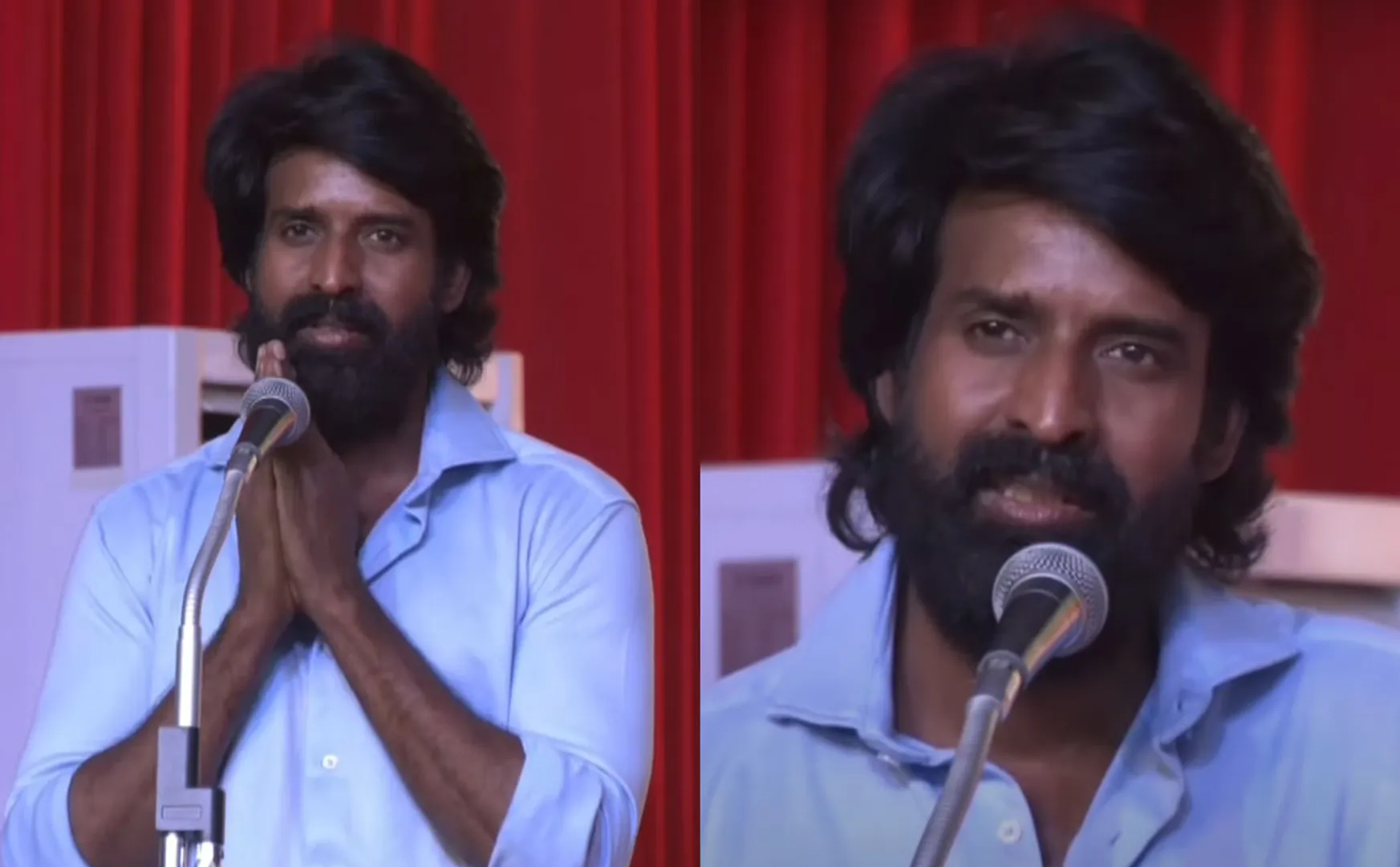 soori emotional speech in maaman pre release event in tirupur