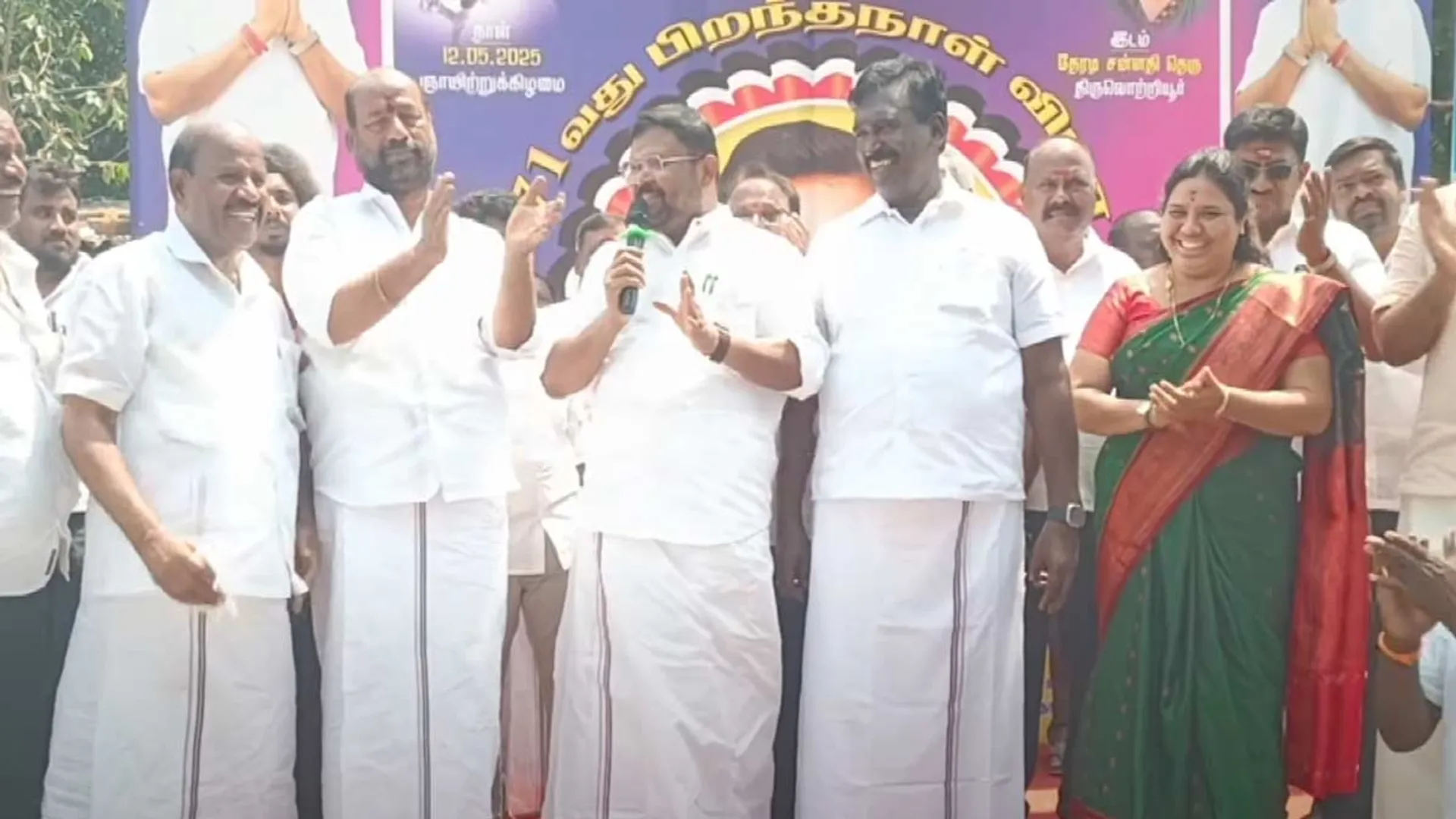 'India-Pakistan war stopped after learning about EPS's birthday' - Vaigai Selvan's speech