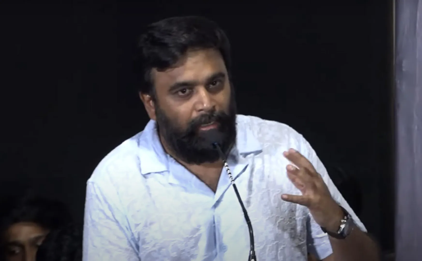 sasikumar speech at tourist family success meet