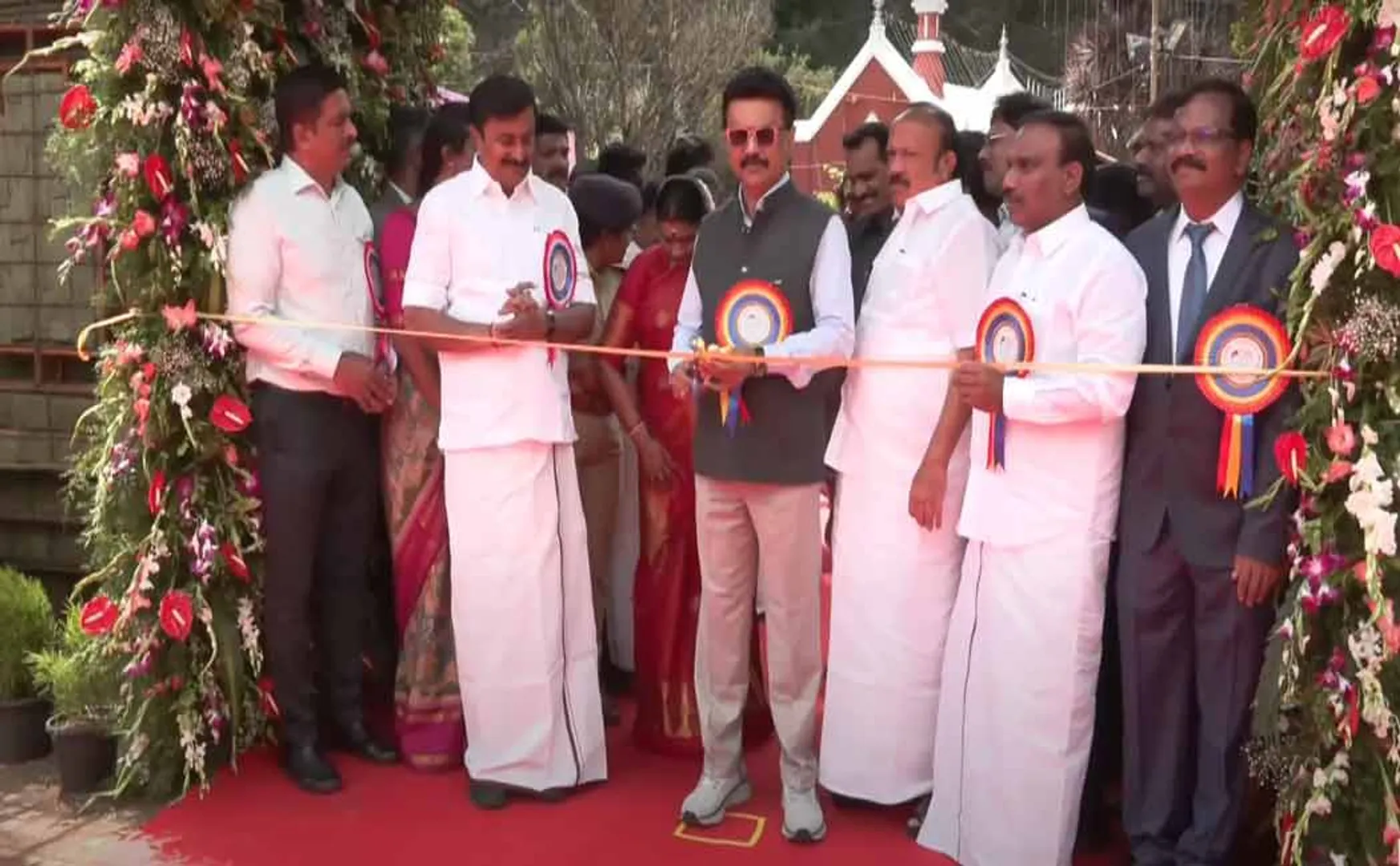 CM MK Stalin inaugurated the ooty Flower Exhibition