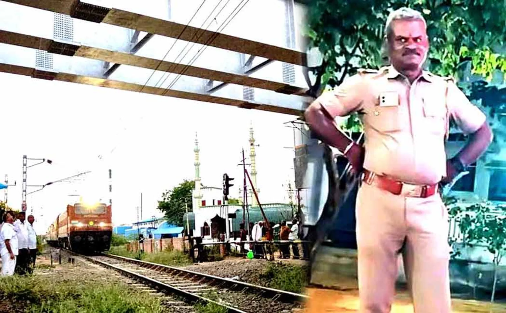 policeman who punctured a journalist's two-wheeler 