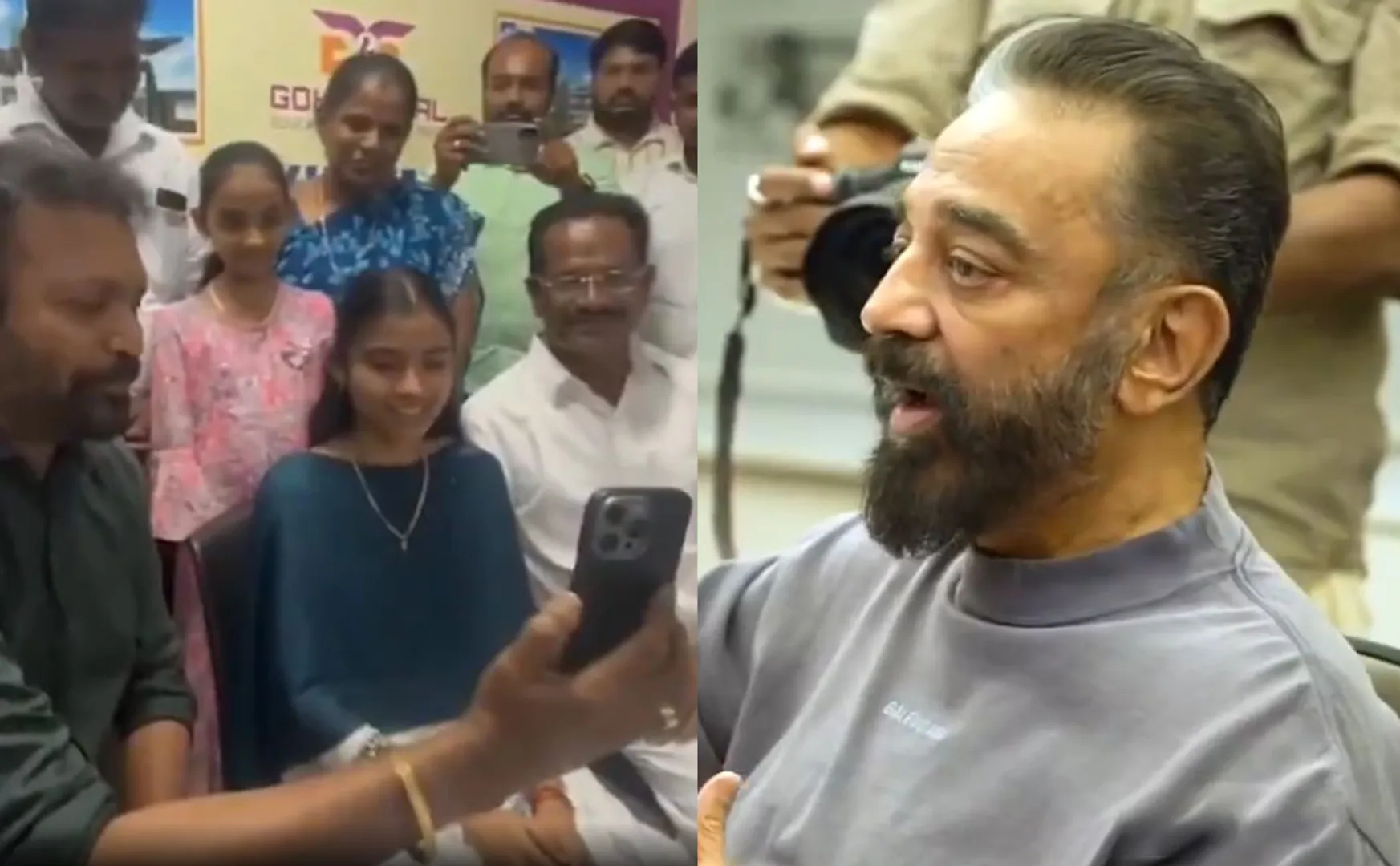 kamal praised student sophiya for his 10th mark