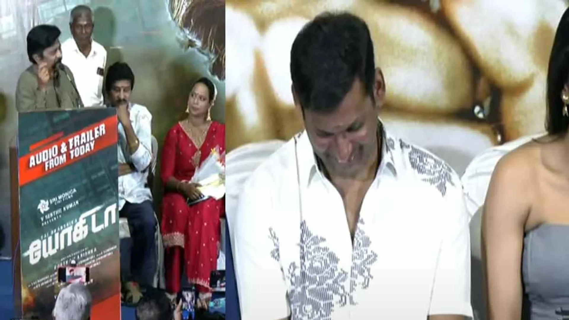 'Vishal's wedding announcement' - RV Udayakumar made the announcement on stage