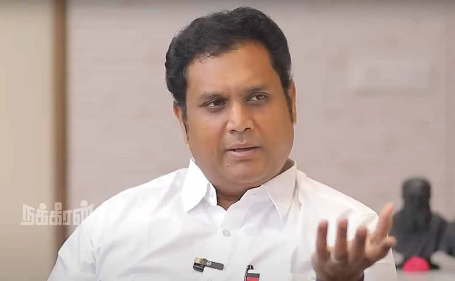 Minister TRB Rajaa shared many comments including BJP ad in  Nakkheeran interview  