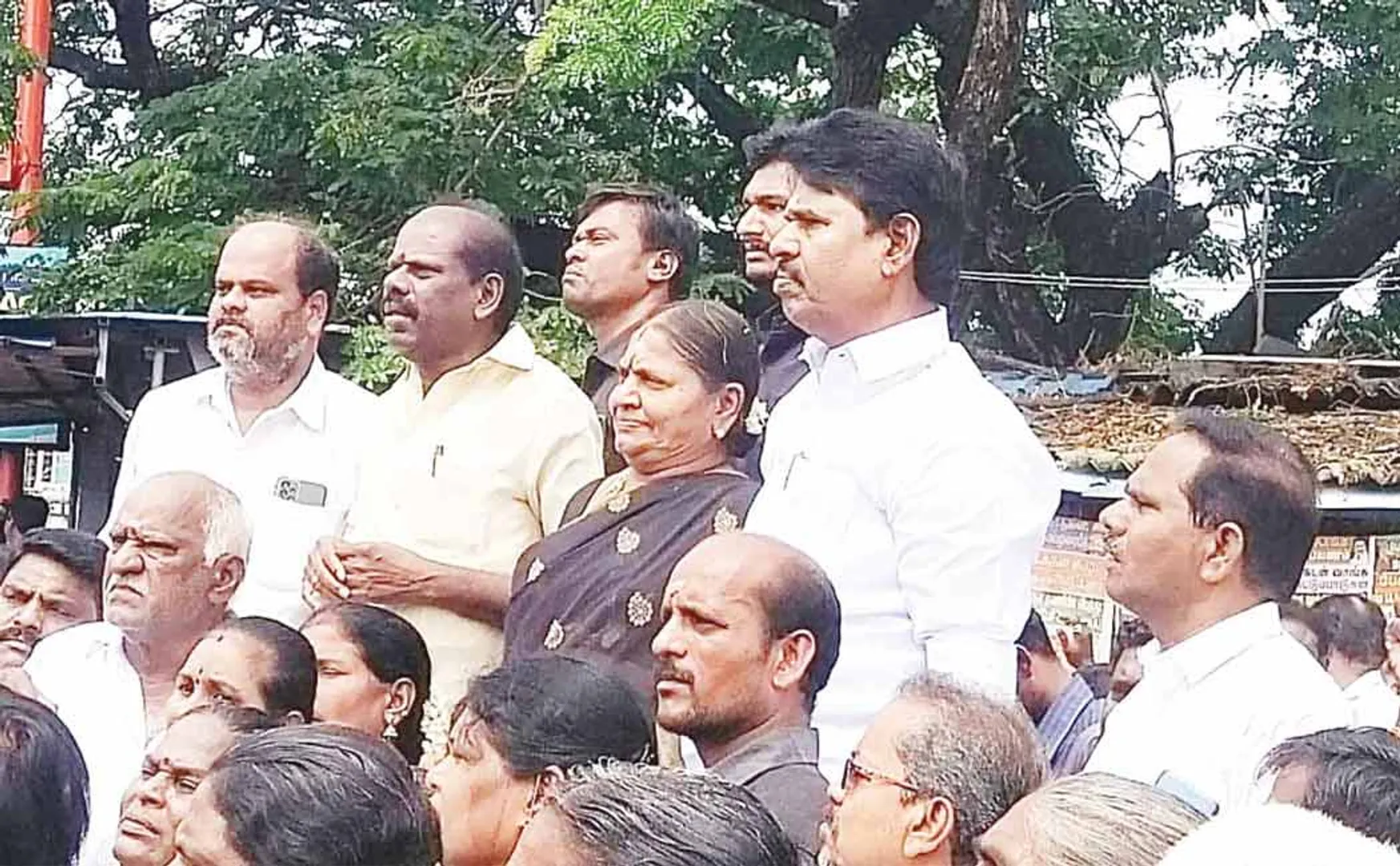 AIADMK  struggle against the Tamil Nadu government and police 