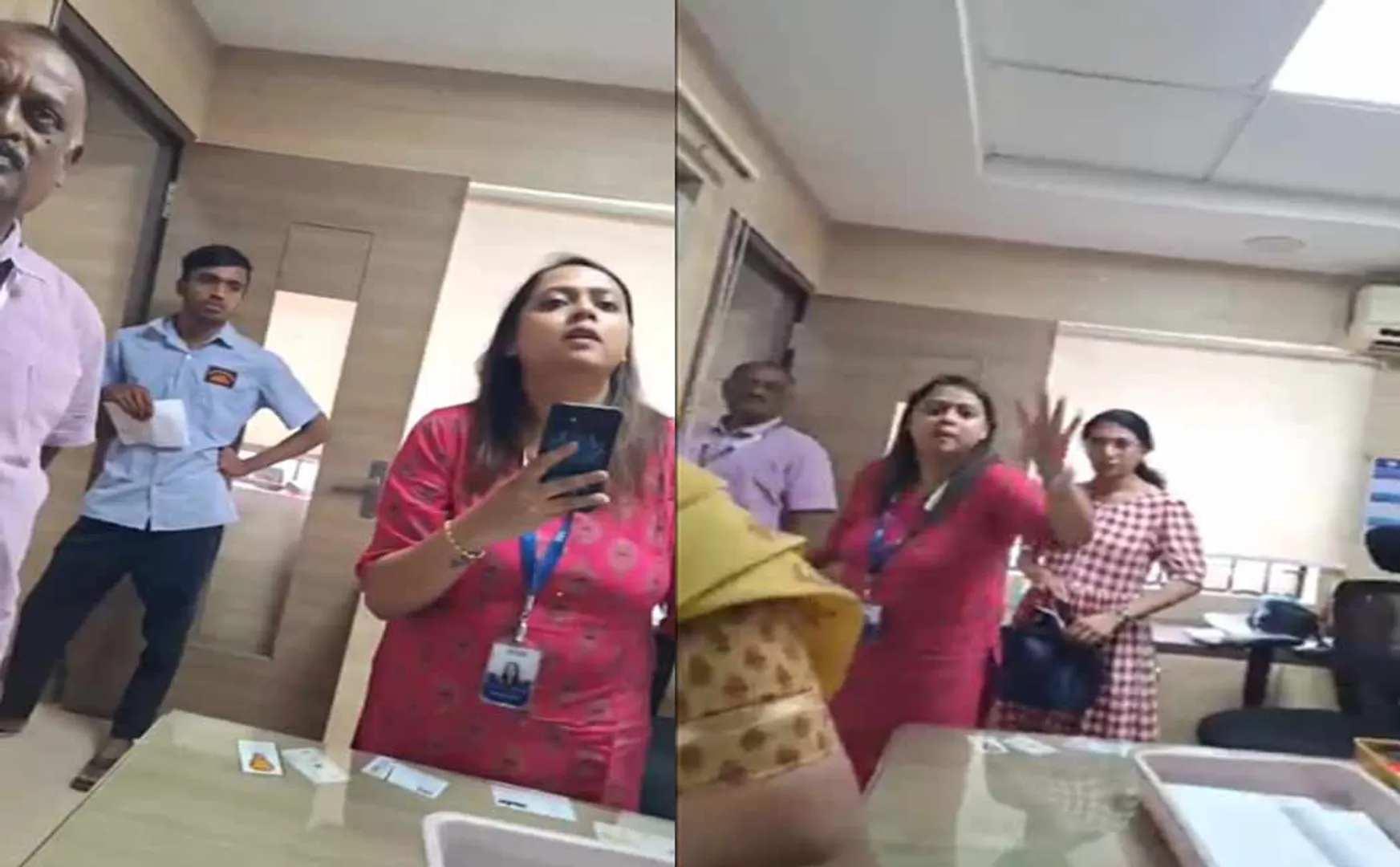 Controversy over SBI manager argued customer for kannada language