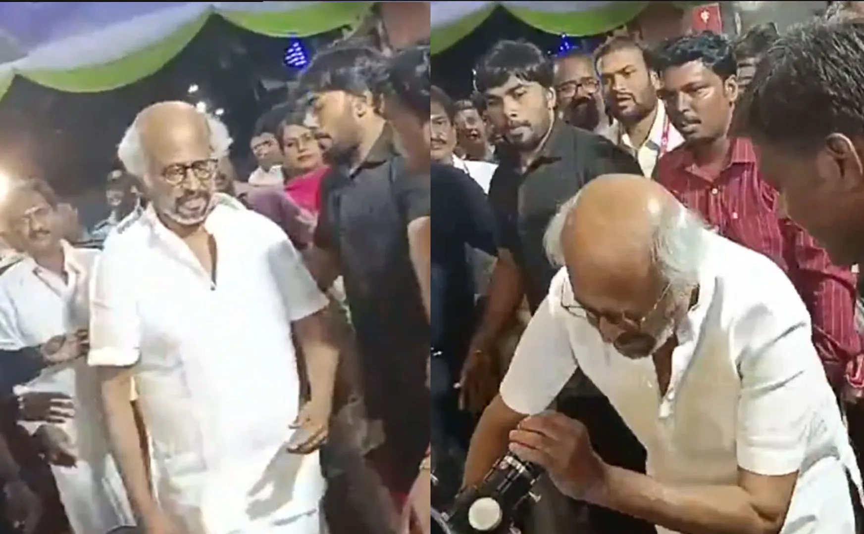 rajini visited space science exhibition