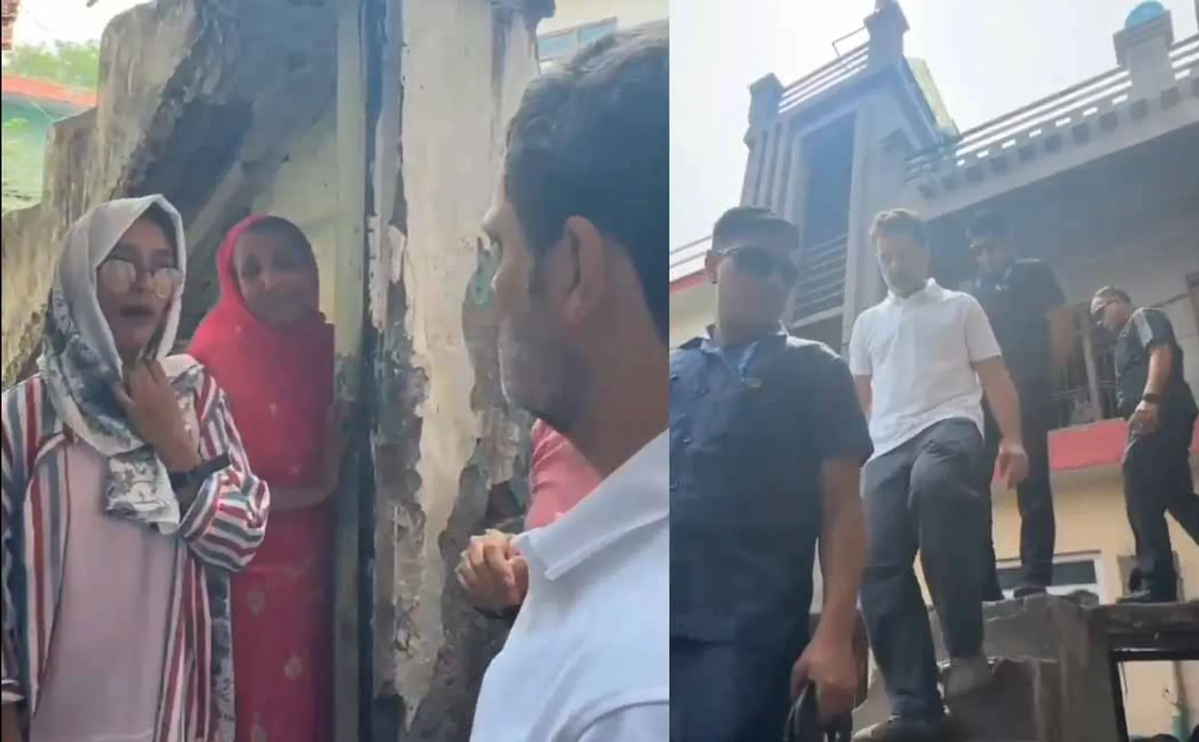 Rahul Gandhi meets people in Jammu and Kashmir and offers condolences