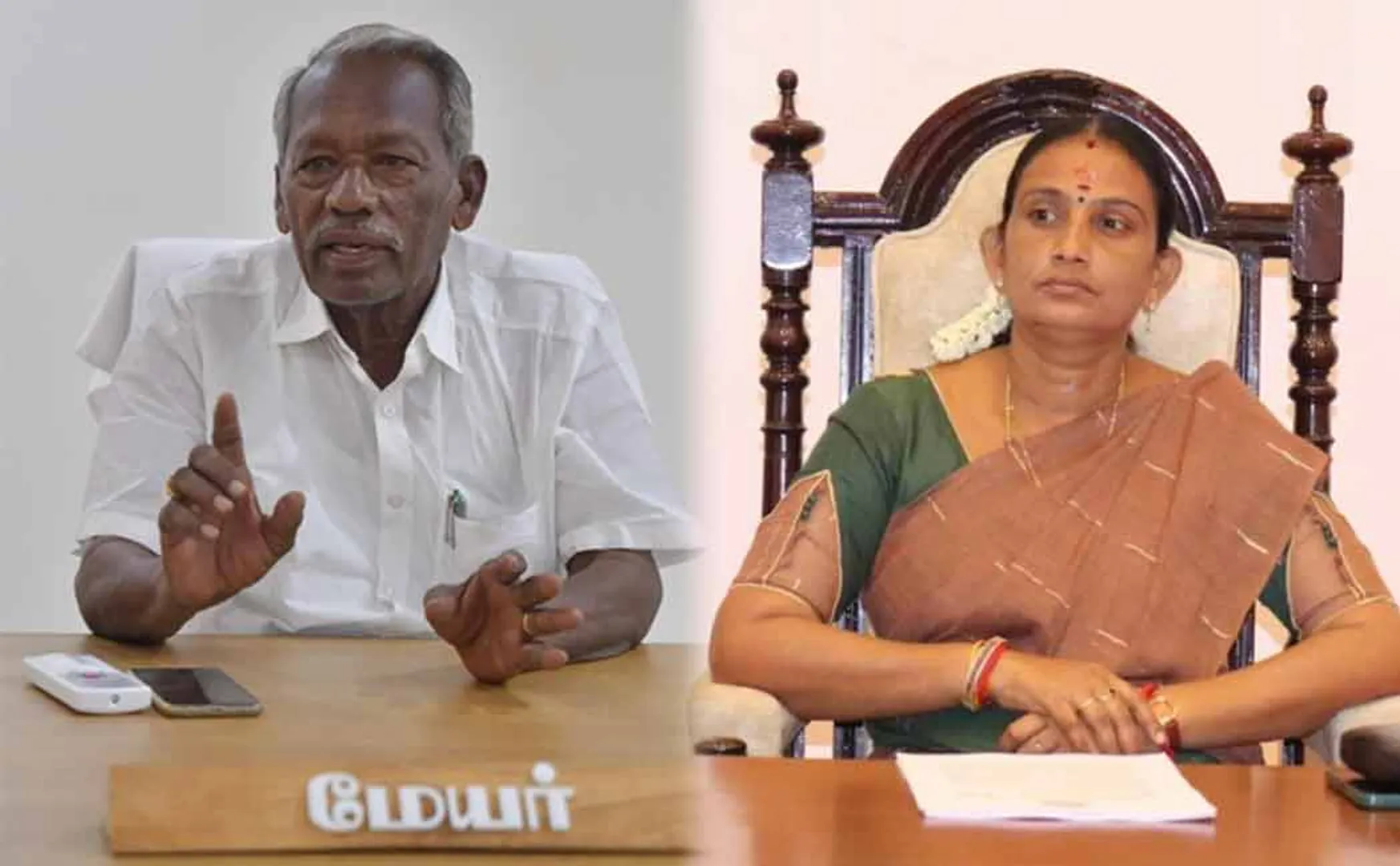 Clash between DMK Mayor and Congress Deputy Mayor in Salem